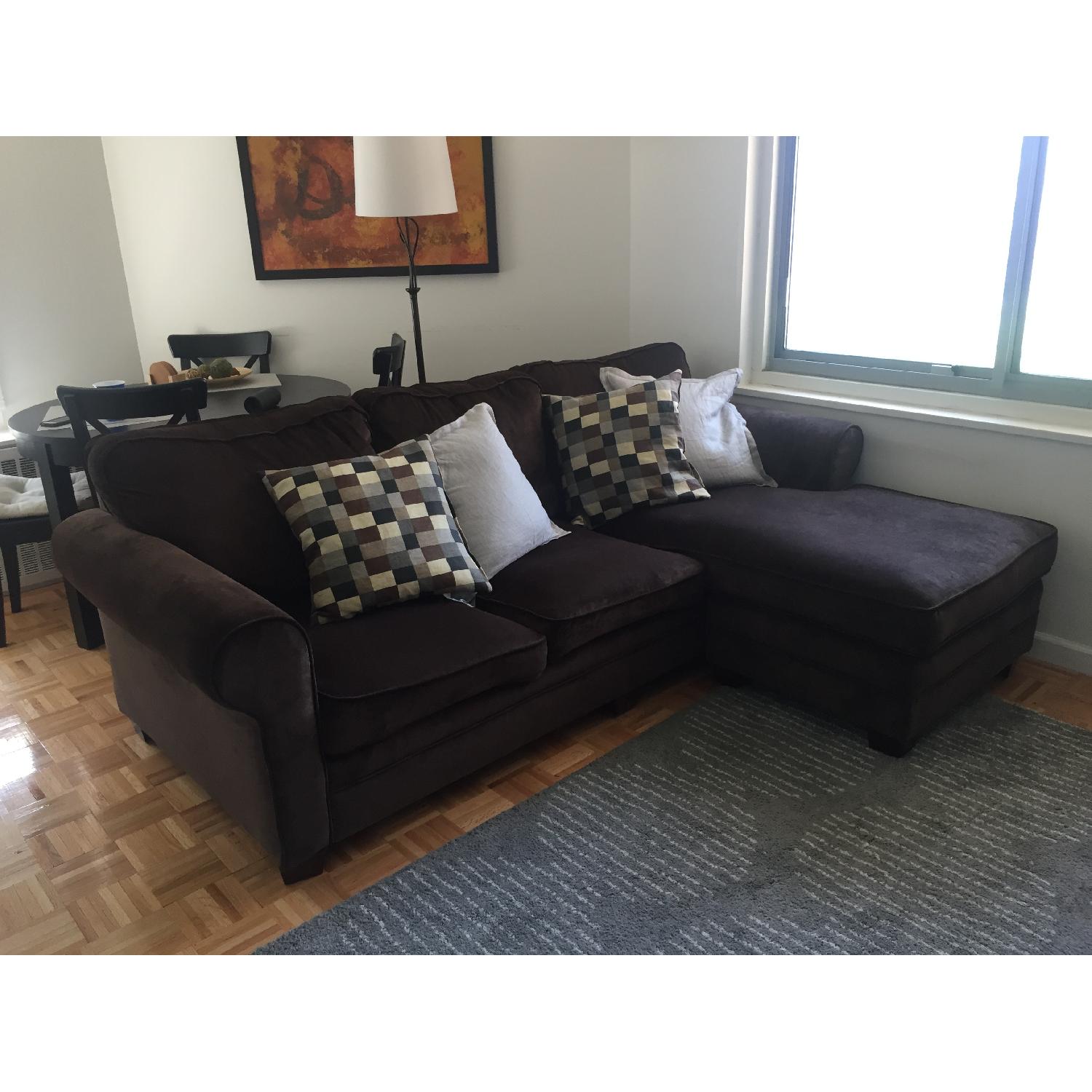 Bob's Large L-Shaped Sleeper Sofa - image-1