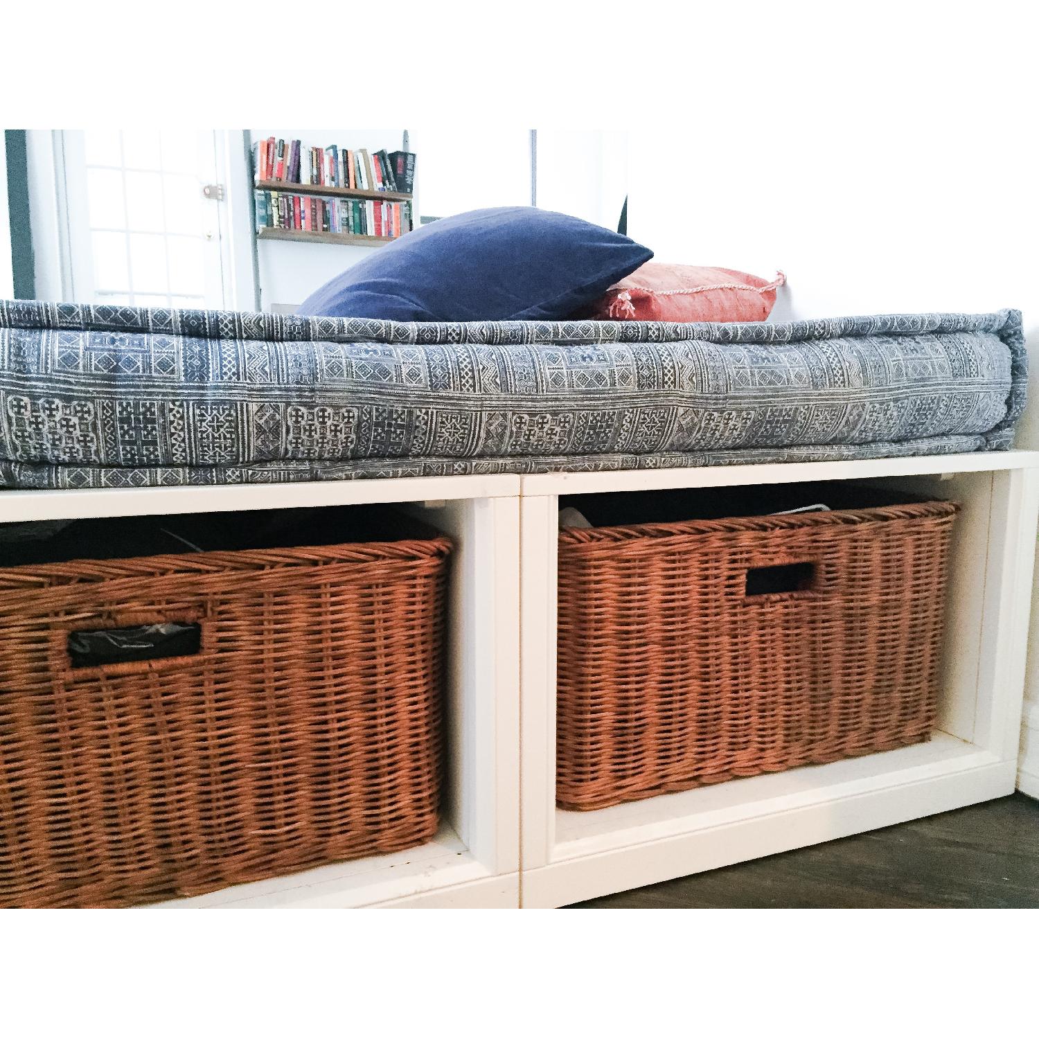 Pottery Barn Stratton Storage Daybed w/ Baskets AptDeco