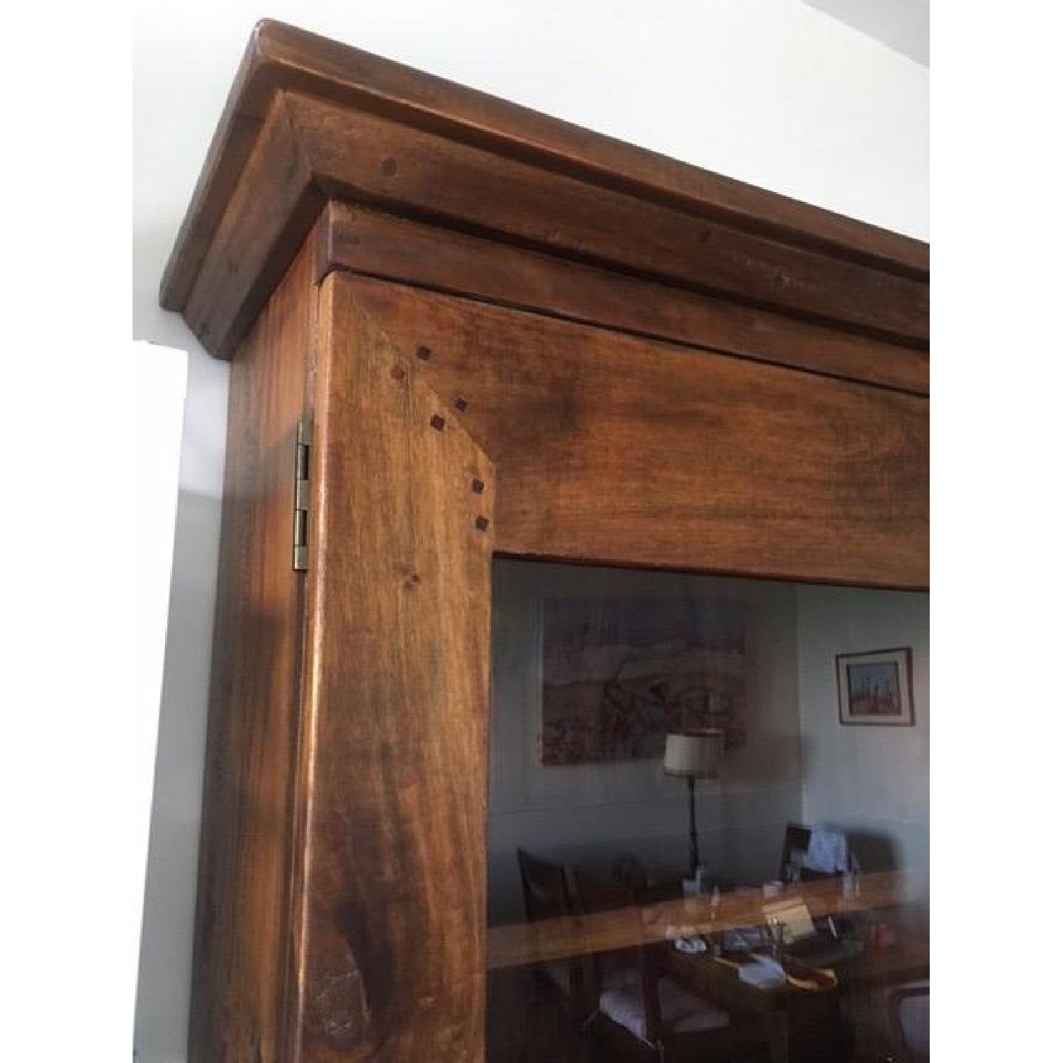 Crate & Barrel Basque Honey Solid Mango Wood Two-Piece China Cabinet - image-5