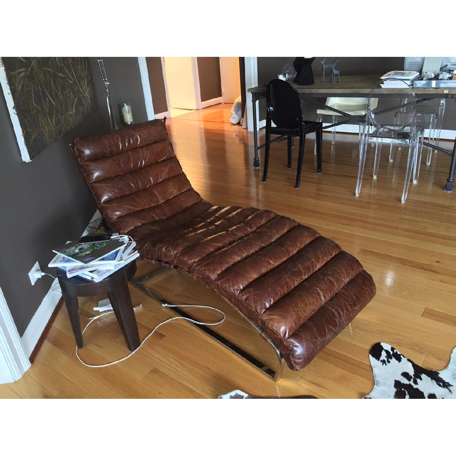 Restoration Hardware Oviedo Chaise Lounge Chair AptDeco
