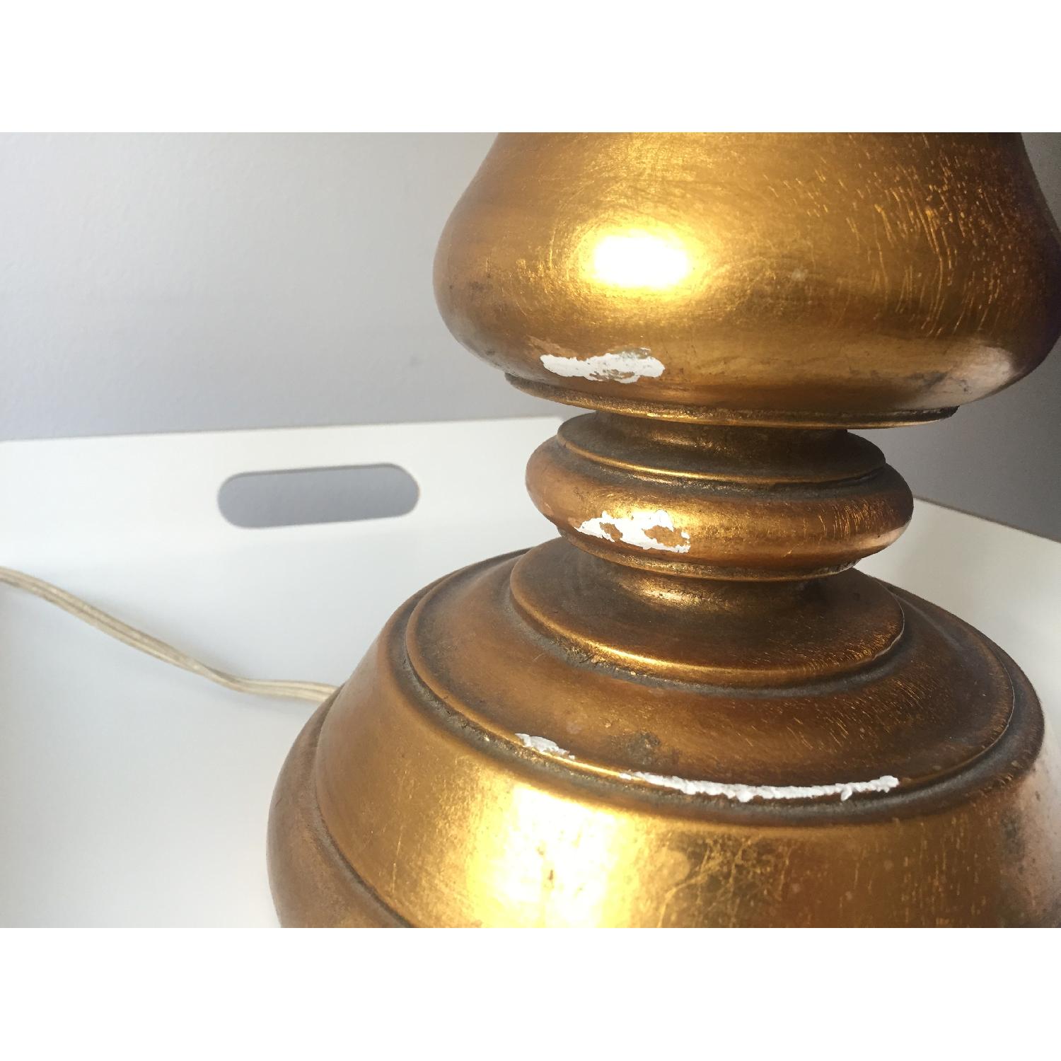 Large Vintage Gold Table Lamps - image-6