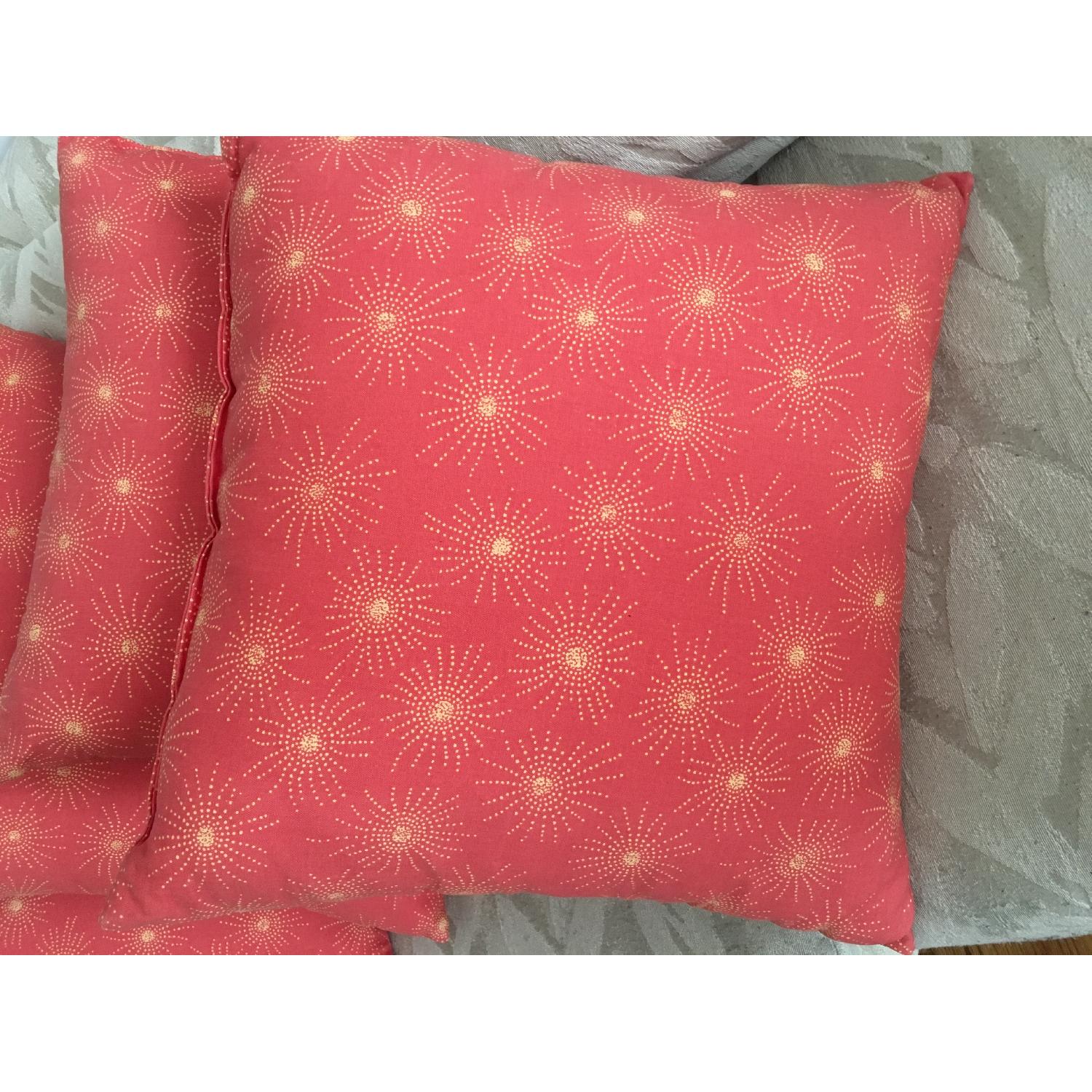 Red-ish/Orange Throw Pillow Set - image-1