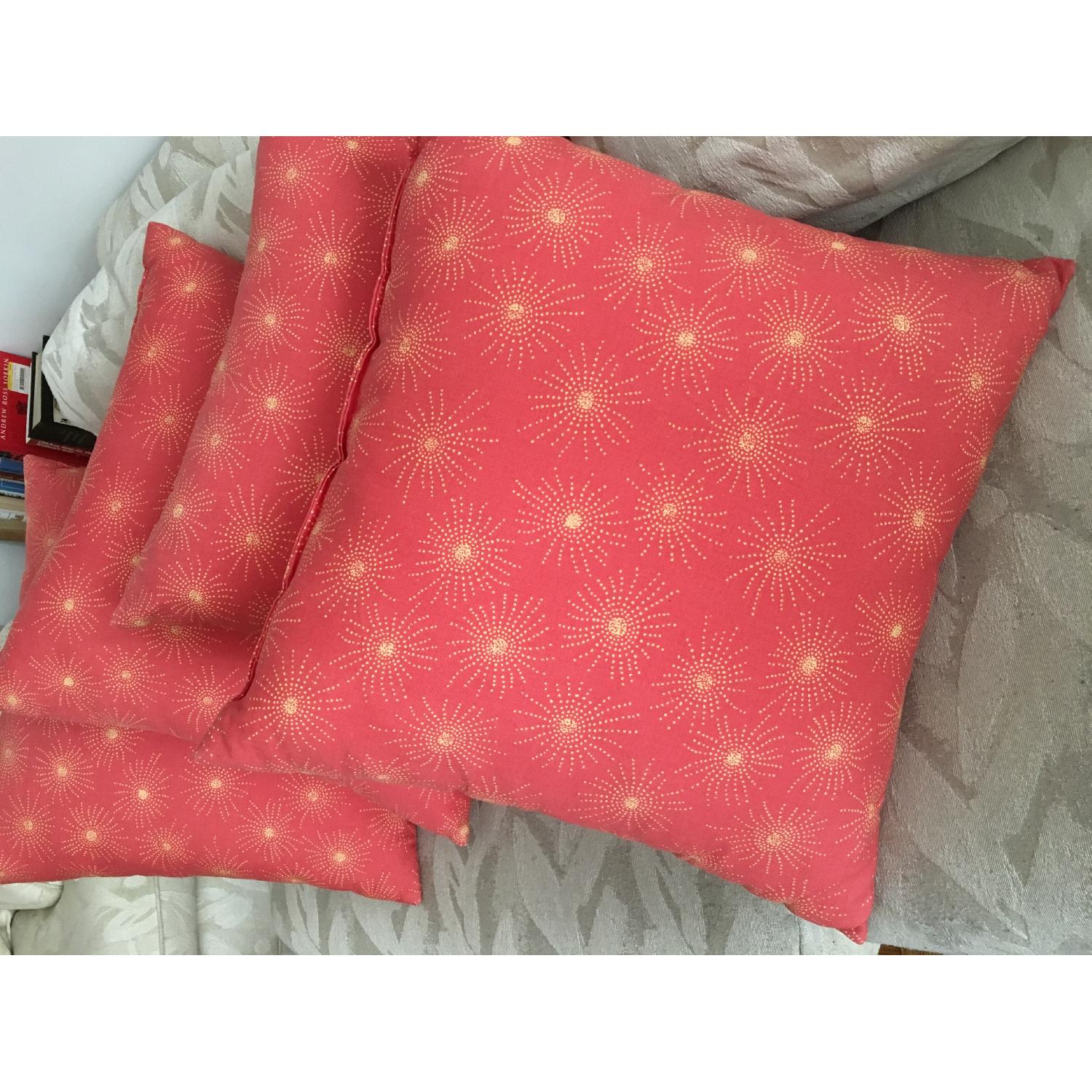 Red-ish/Orange Throw Pillow Set - image-2
