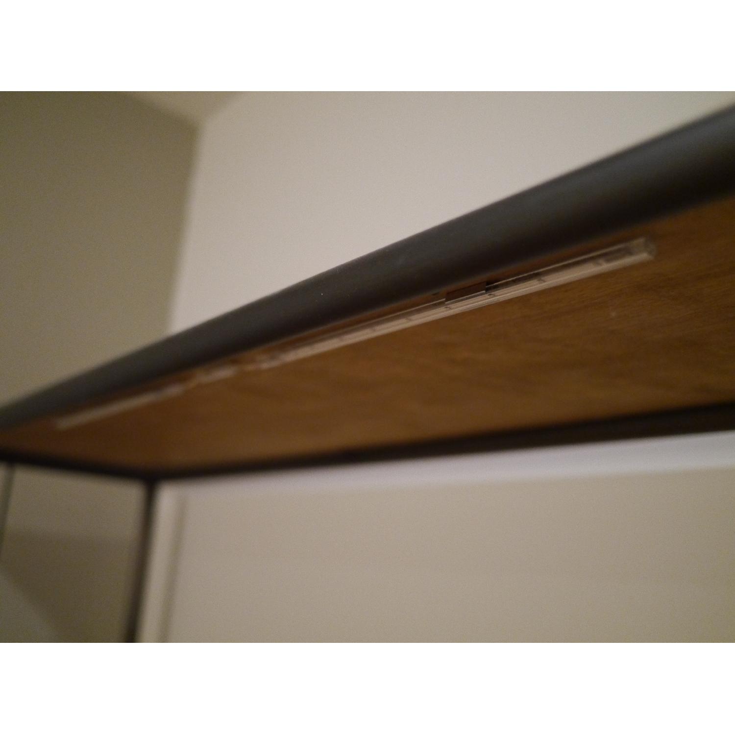 Metal Industrial Shelving Unit w/ Wooden Shelves - image-6