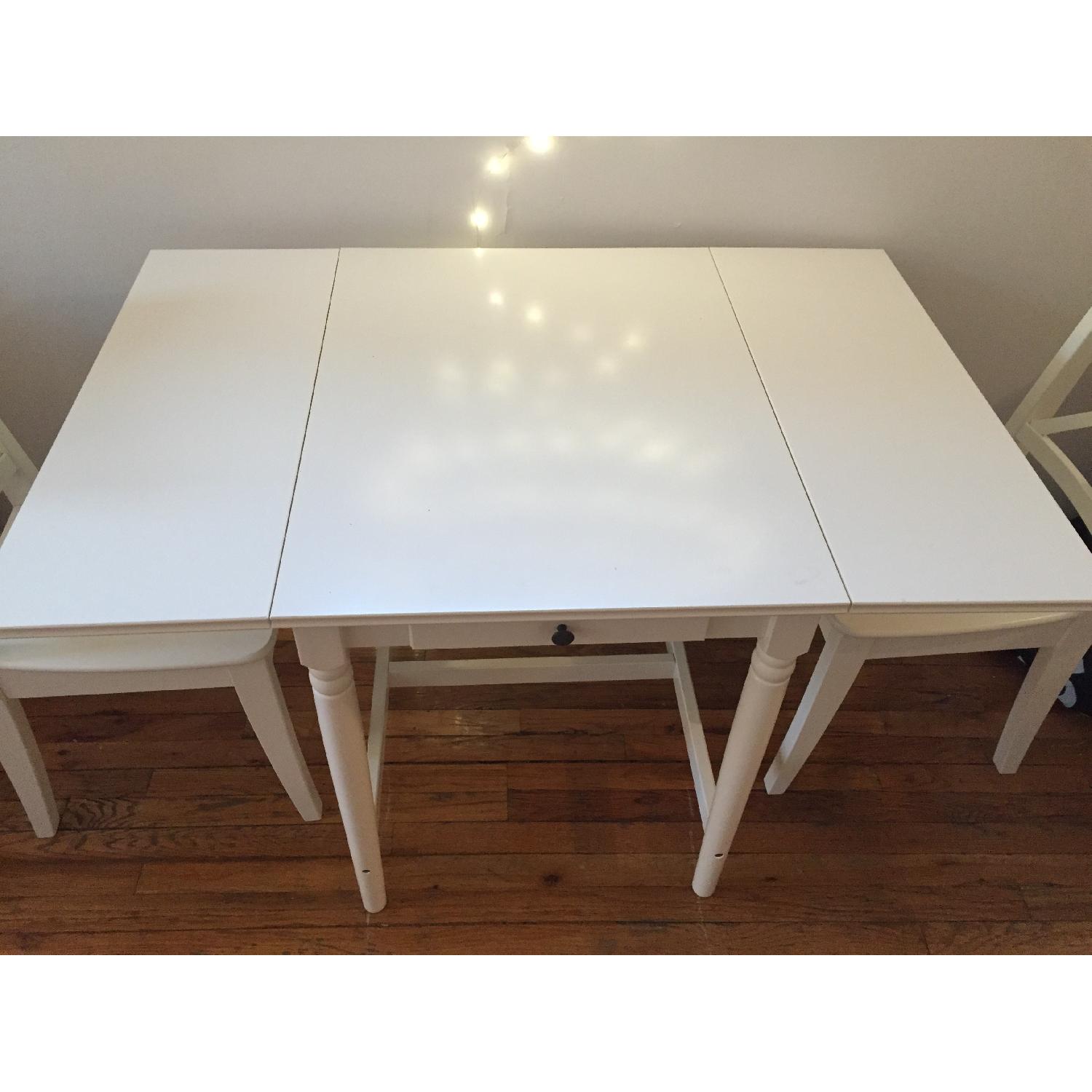 Ikea Ingatorp Dining Table w/ 4 Chairs - image-1