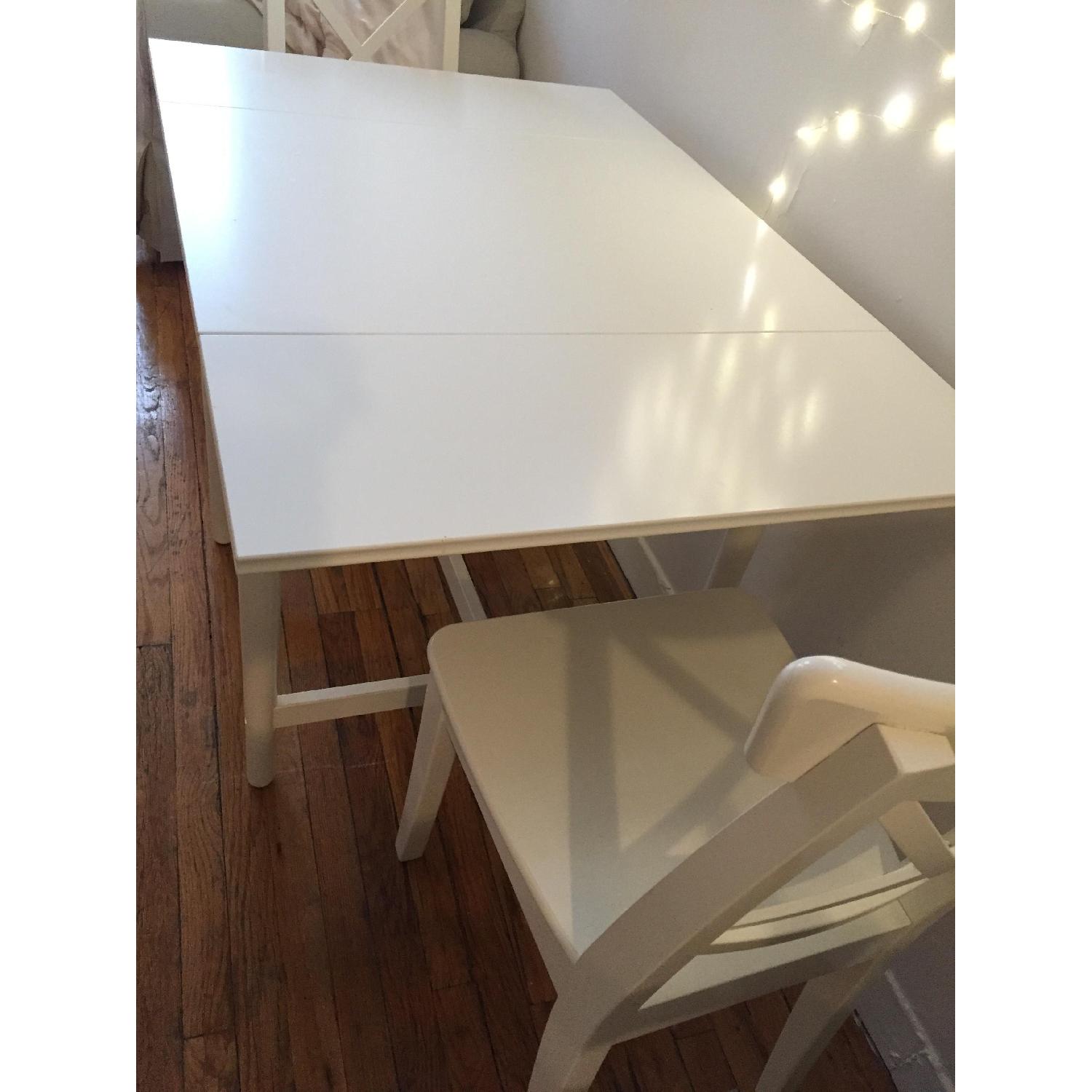 Ikea Ingatorp Dining Table w/ 4 Chairs - image-5