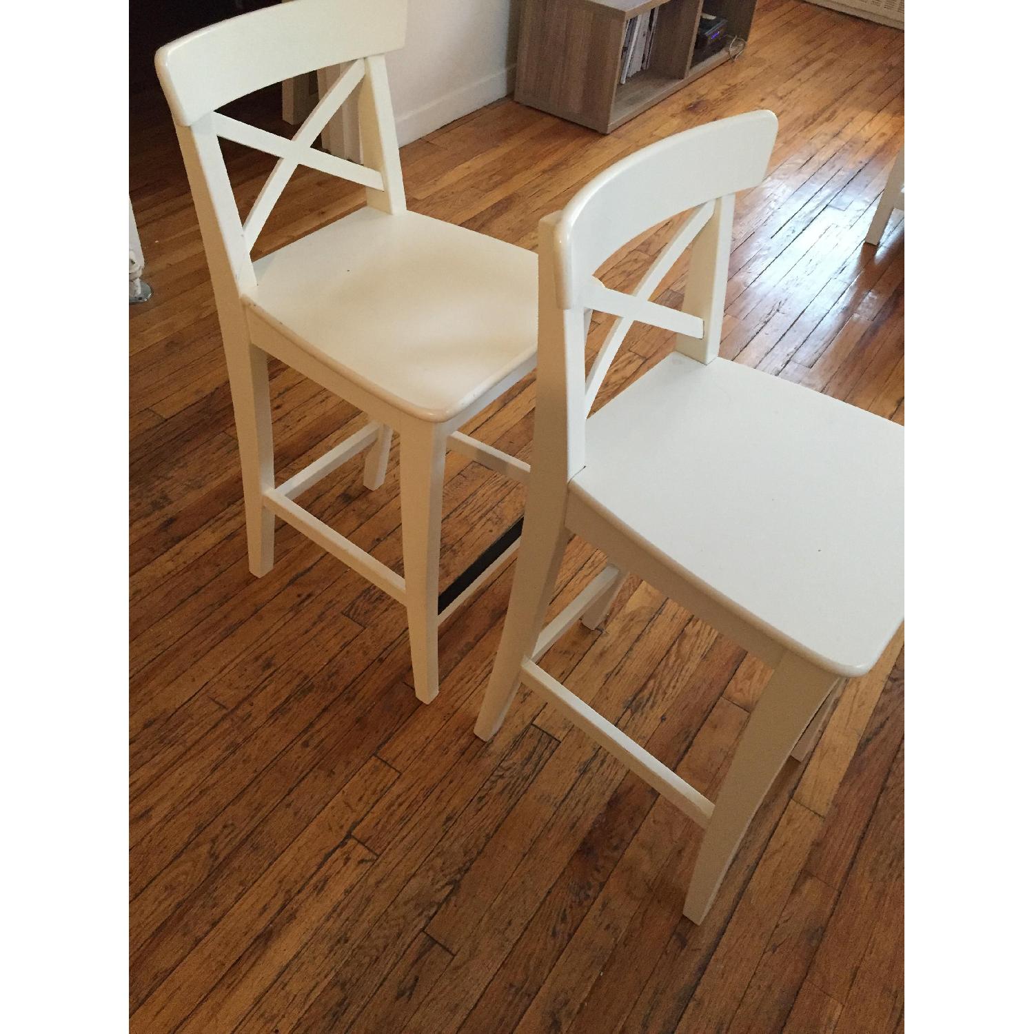 Ikea Ingatorp Dining Table w/ 4 Chairs - image-6