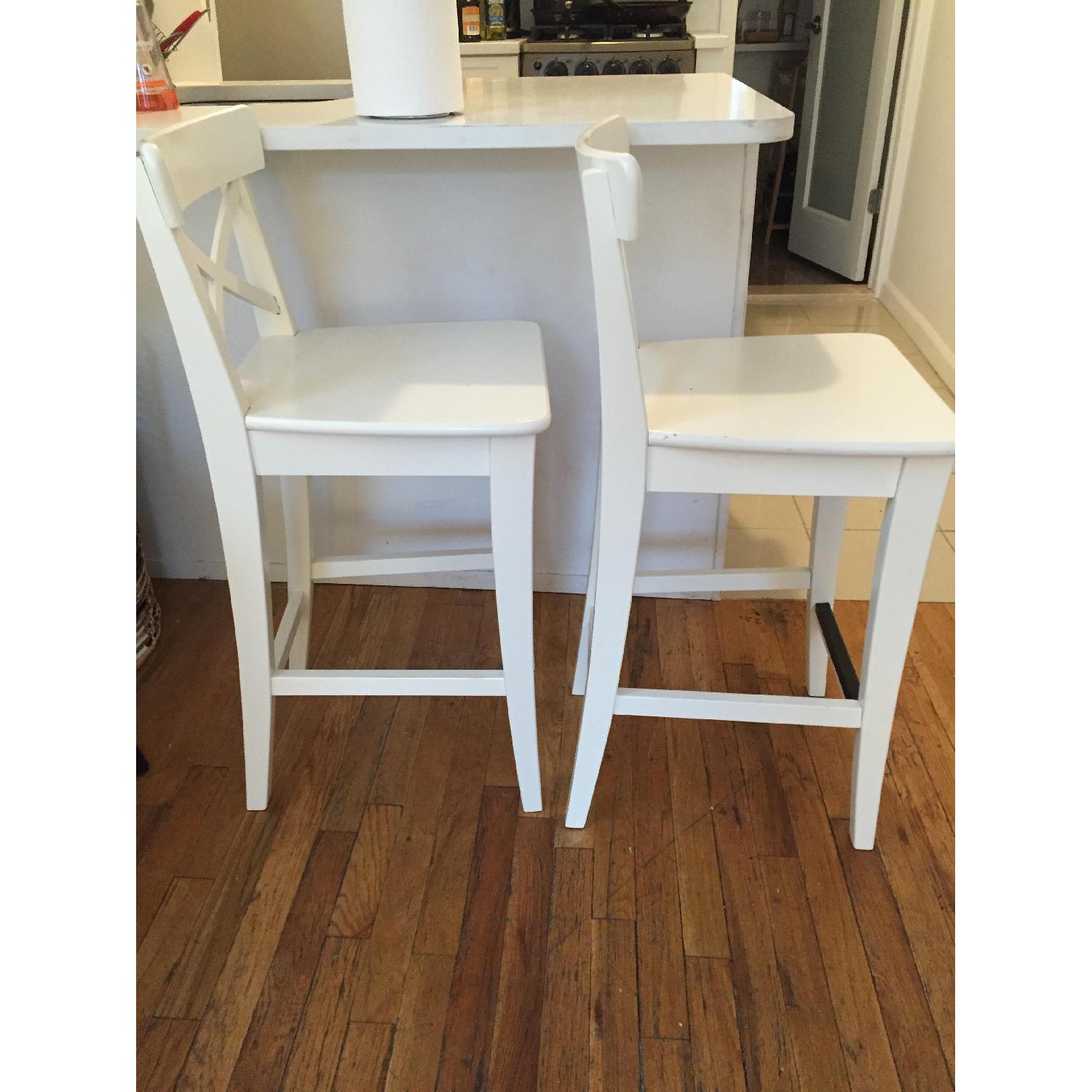 Ikea Ingatorp Dining Table w/ 4 Chairs - image-10