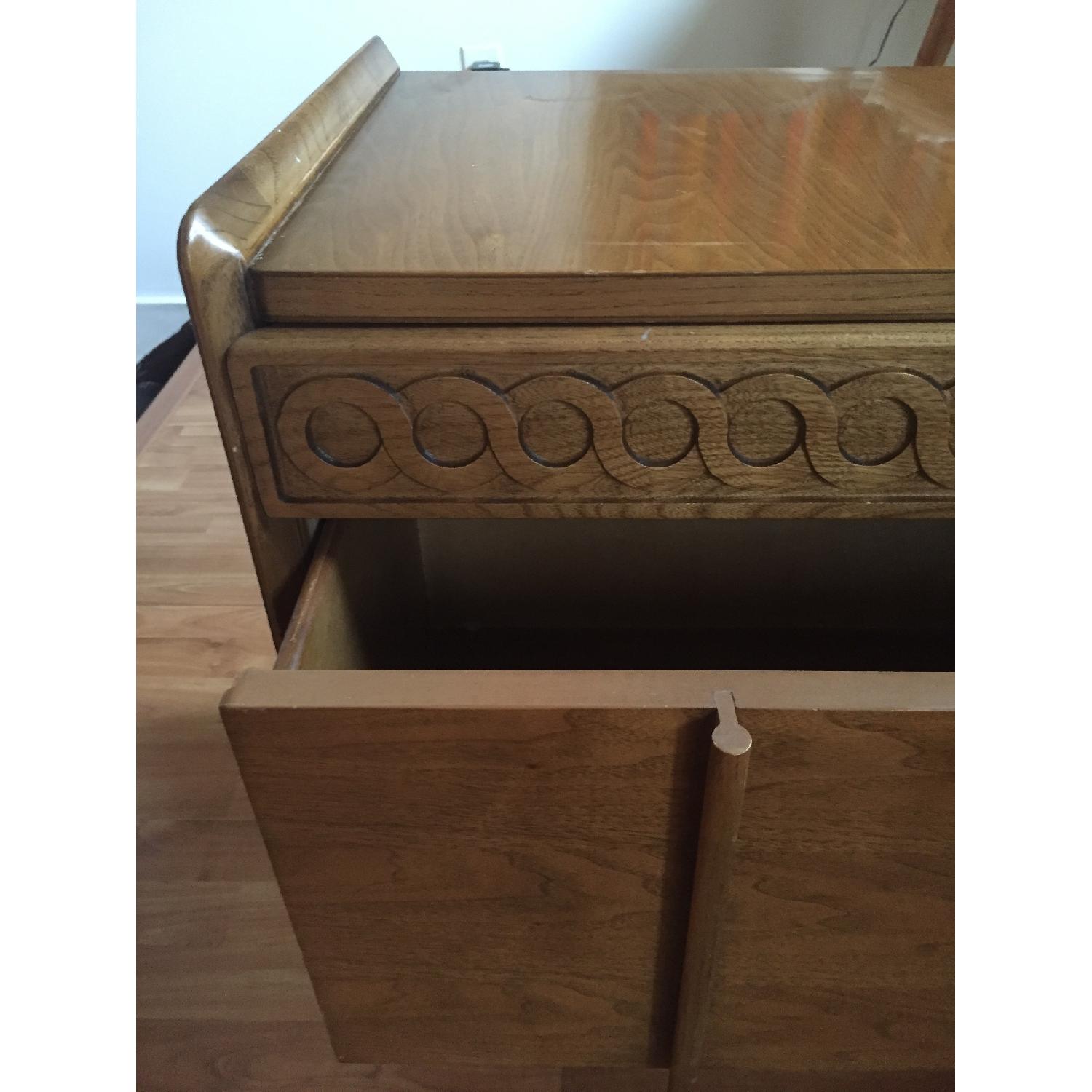 Solid Wood Mid Century Danish Modern Nightstands - image-4