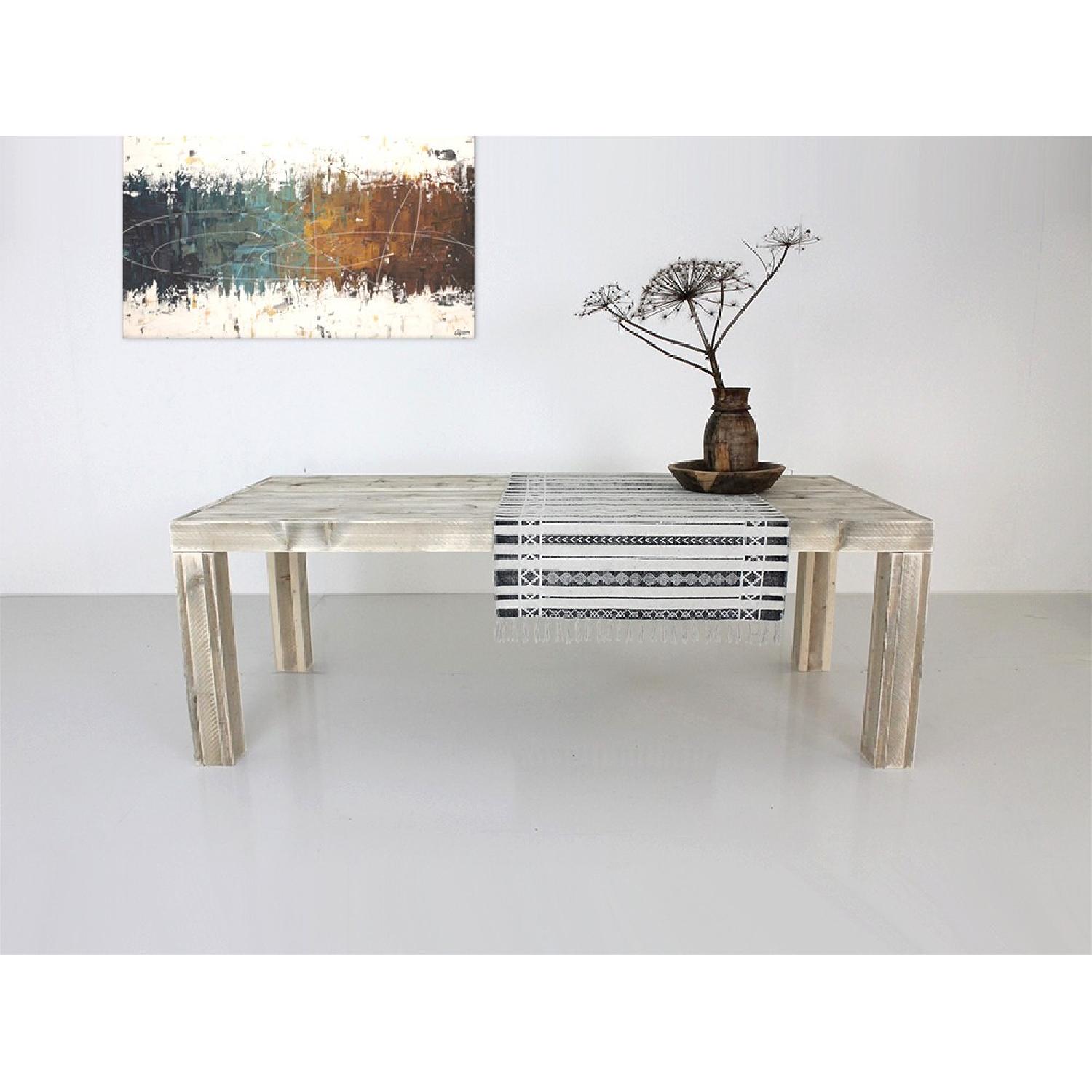 Solid Furn Reclaimed Style Dining Table - image-1