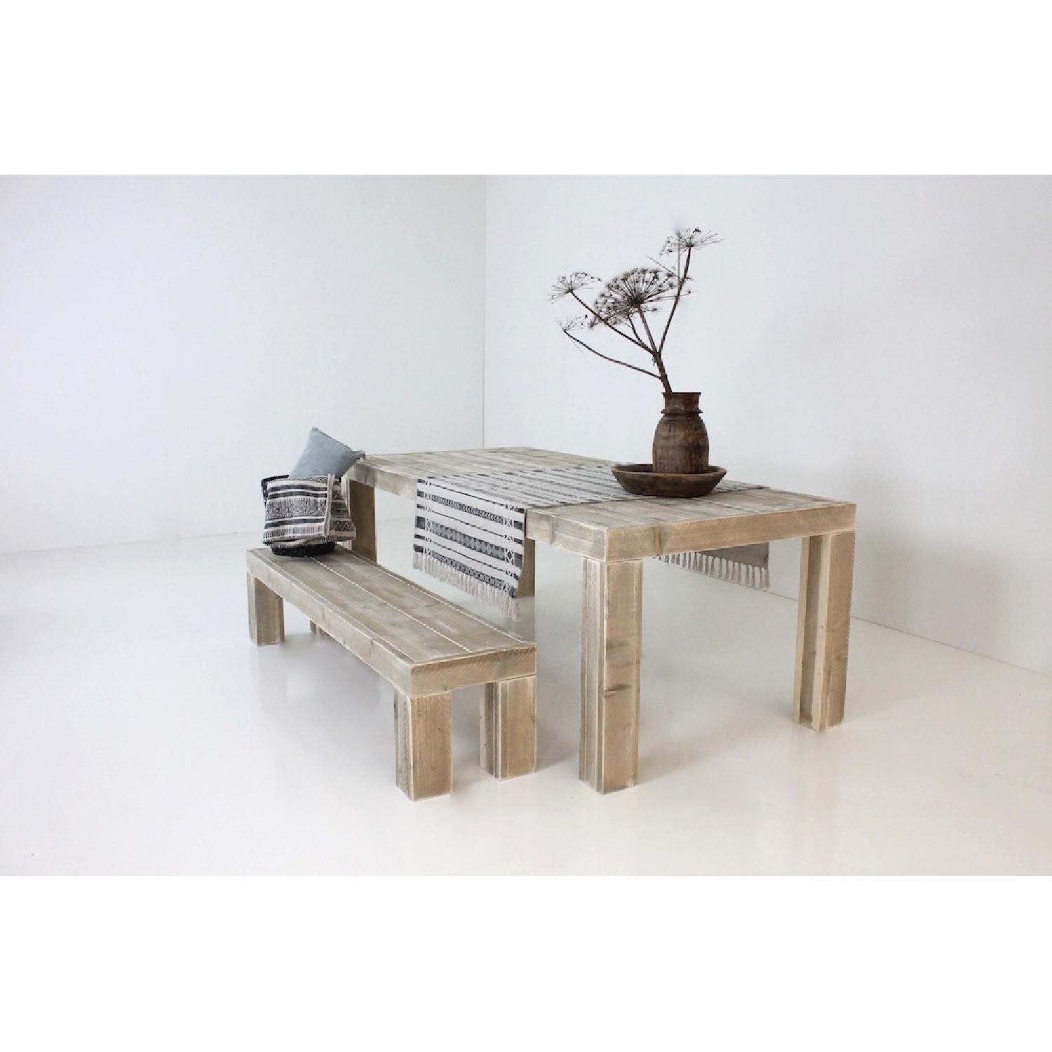 Solid Furn Reclaimed Style Dining Table - image-2