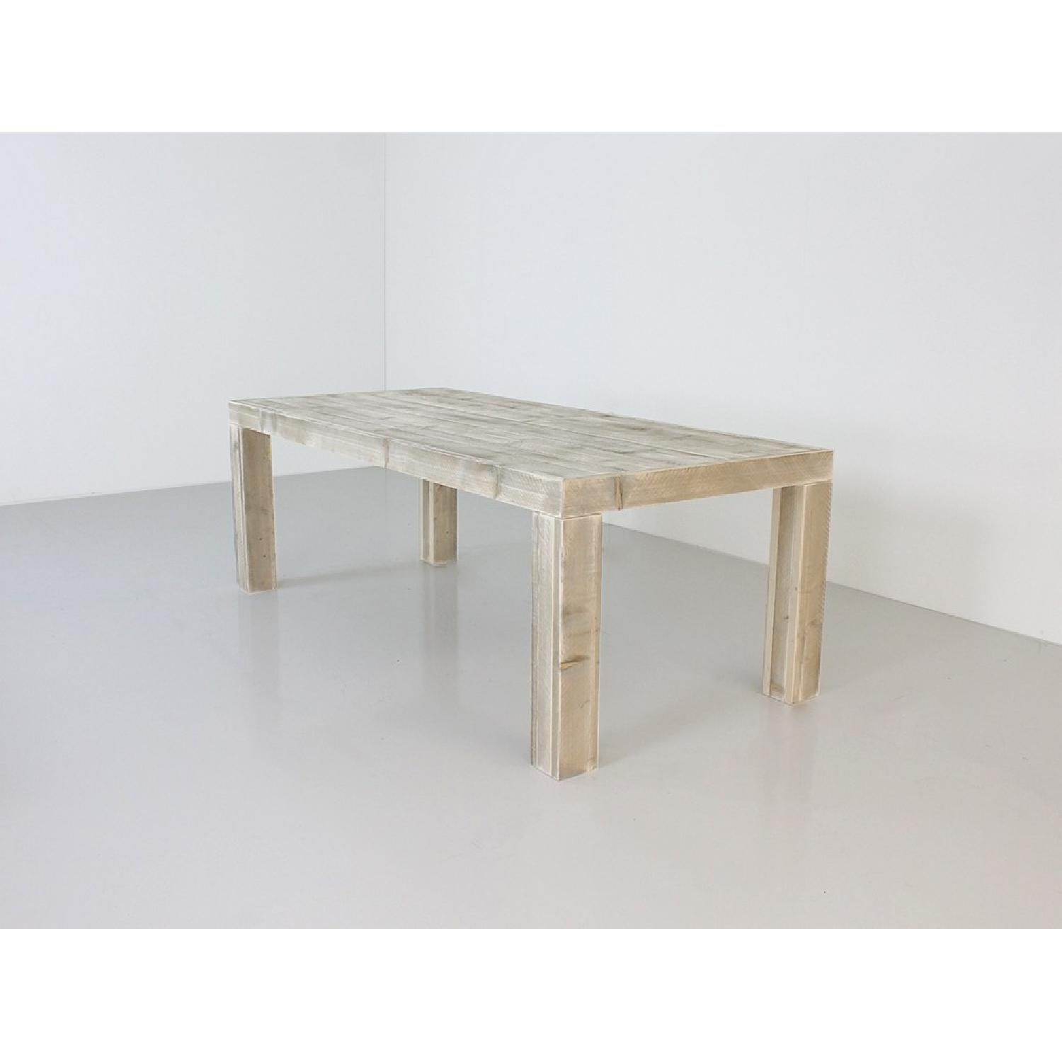 Solid Furn Reclaimed Style Dining Table - image-3