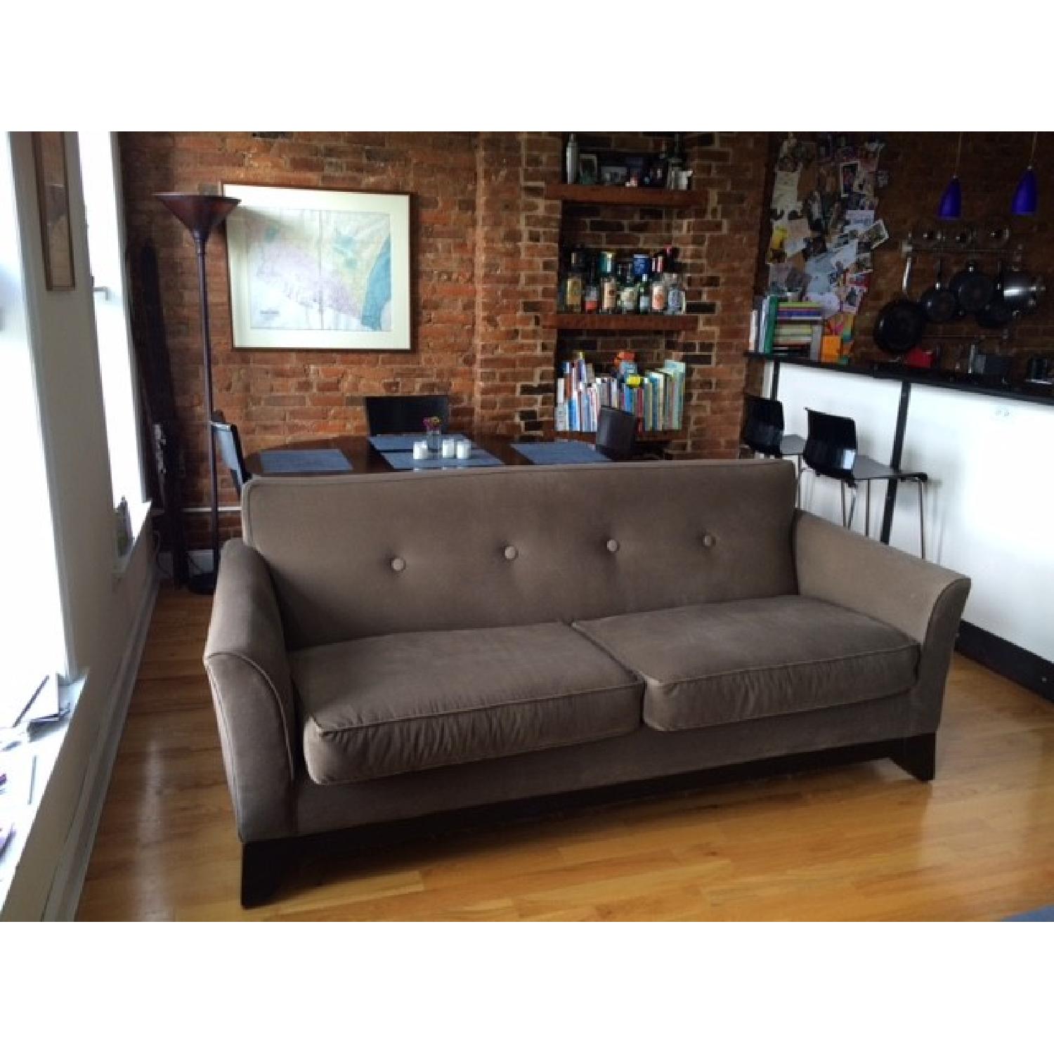 Olive Green Modern Sofa - image-1