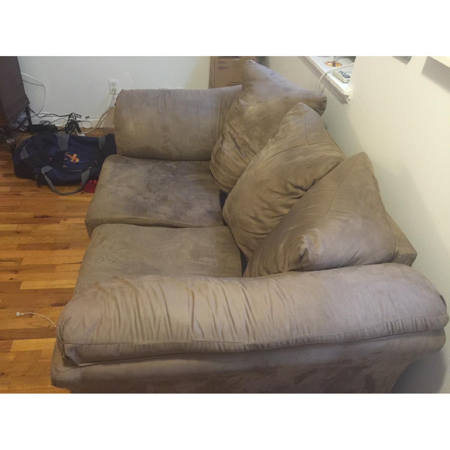 Ashley's Darcy Brown Love Seat - image-2