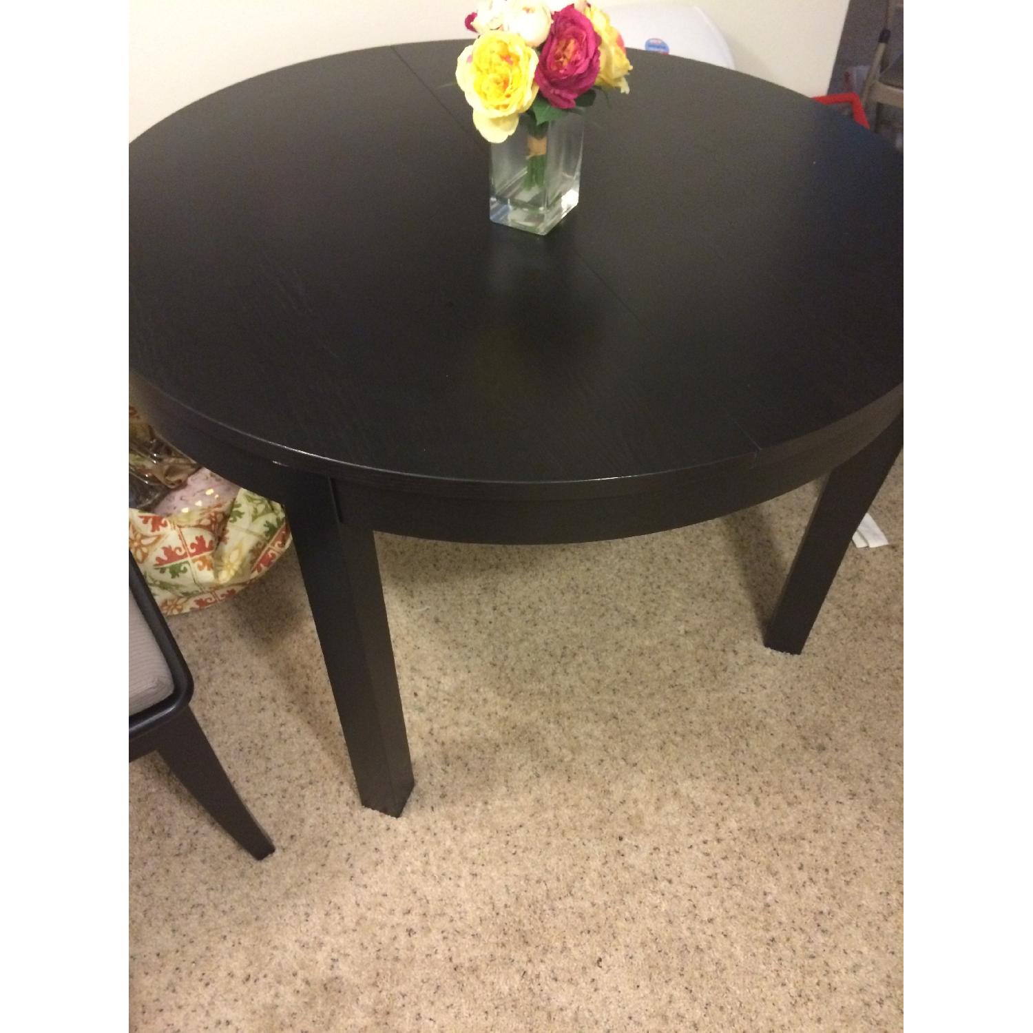 Ikea Bjursta Circular Extendable Table - image-2