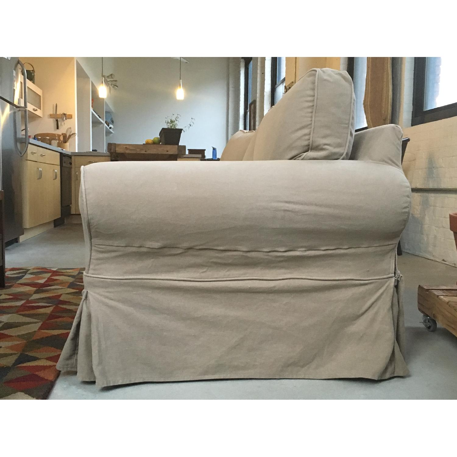 Pottery Barn Slipcovered Sofa - image-2