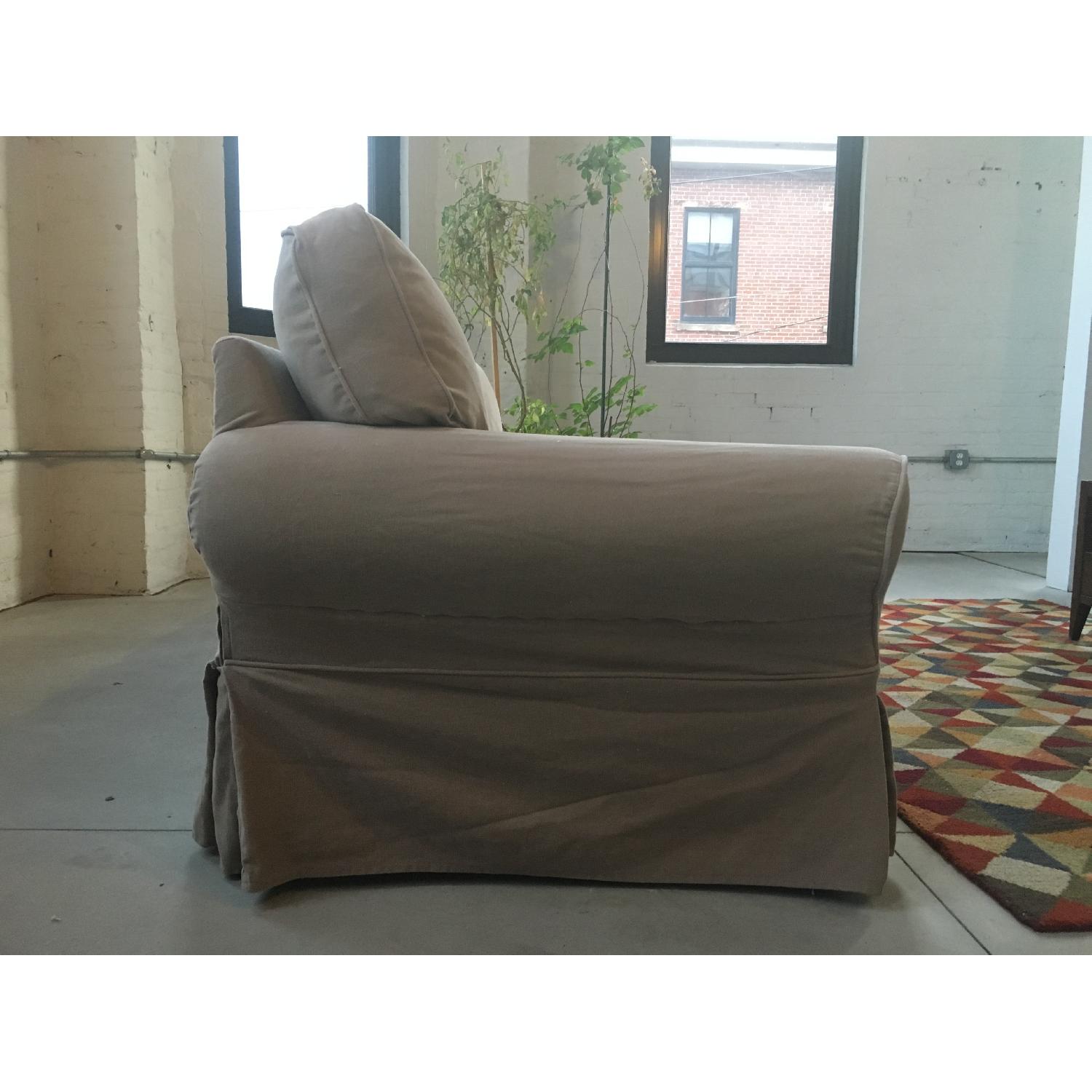 Pottery Barn Slipcovered Sofa - image-3