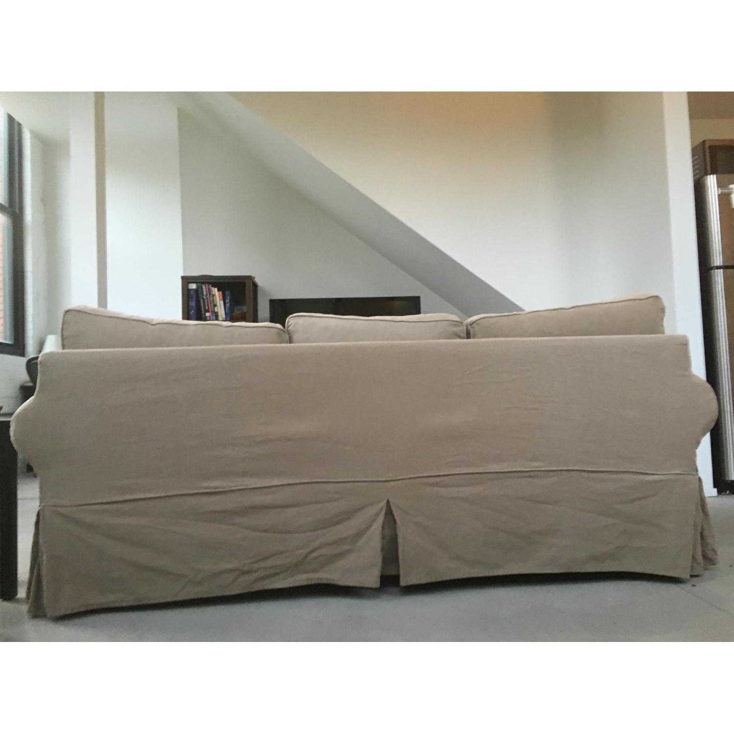 Pottery Barn Slipcovered Sofa - image-4
