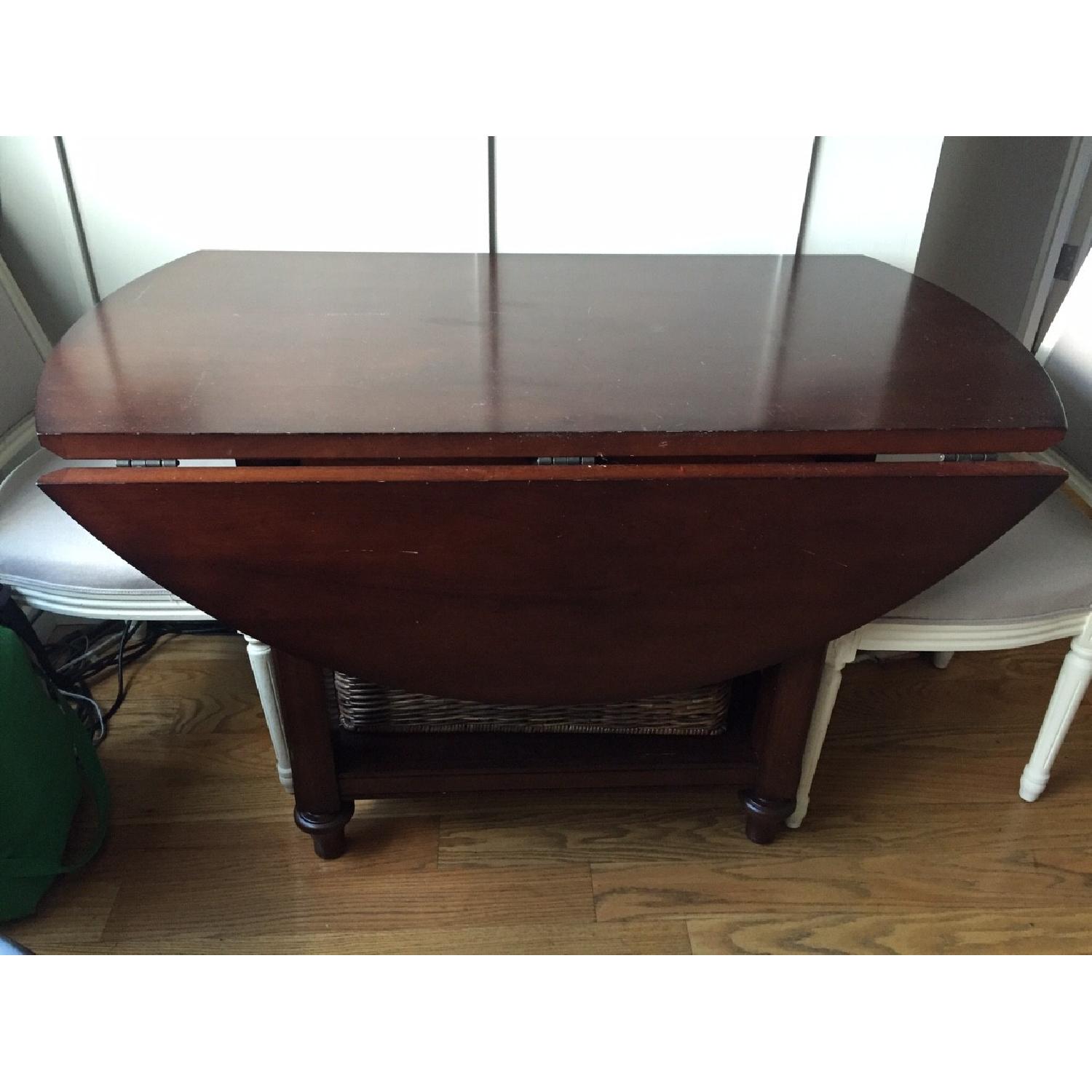 Pottery Barn Shayne Drop Leaf Table - image-1