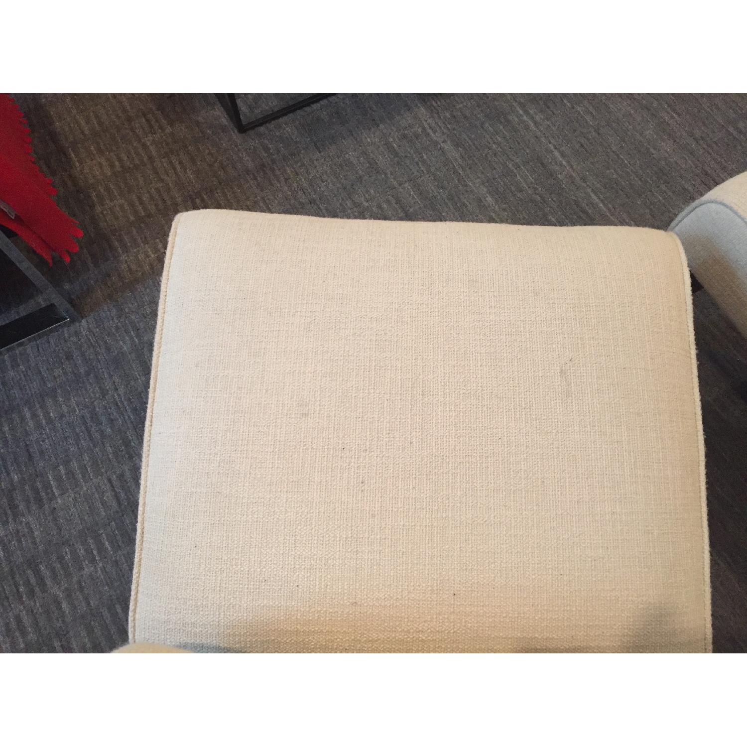 Crate & Barrel Mid-Century Slipper Chairs - image-5