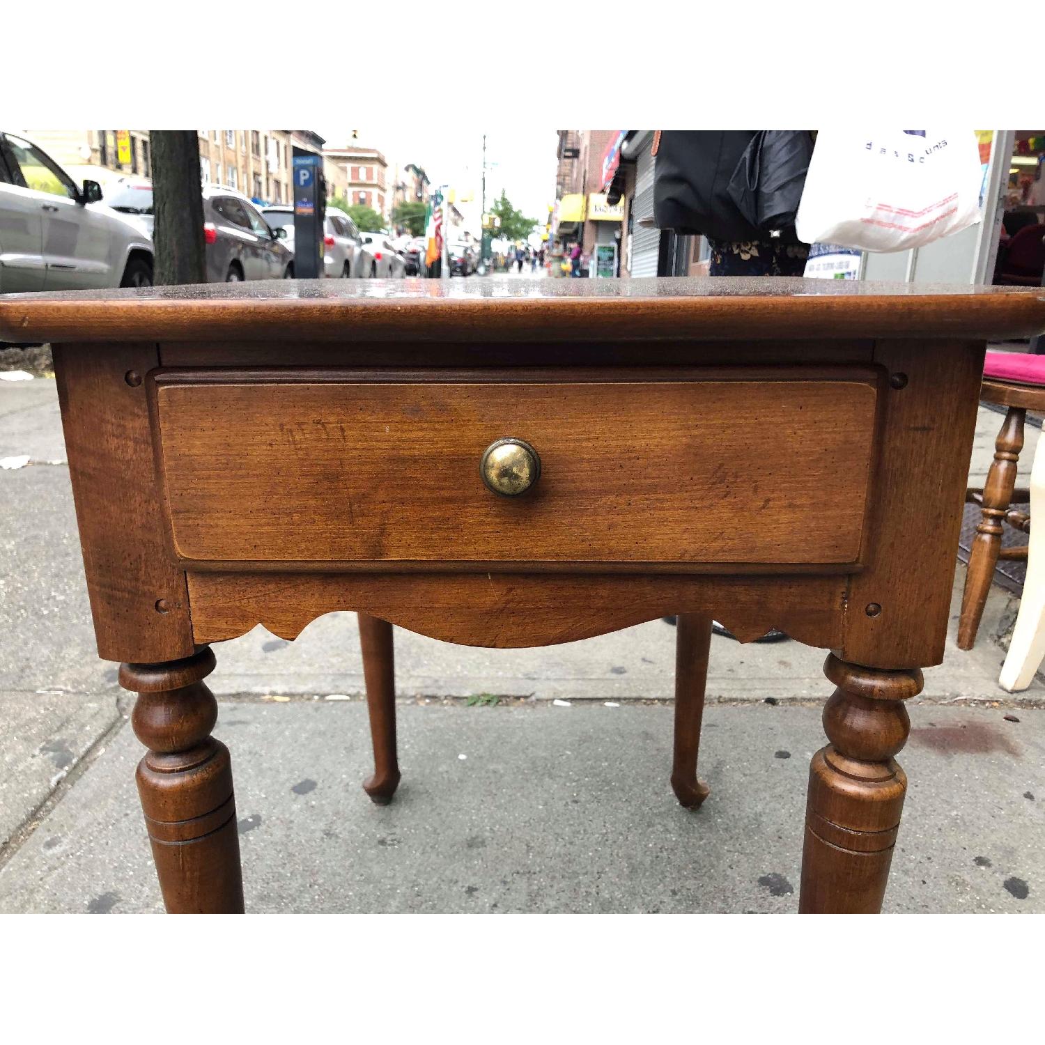 Vintage Hammary Furniture Maple End Table - image-11