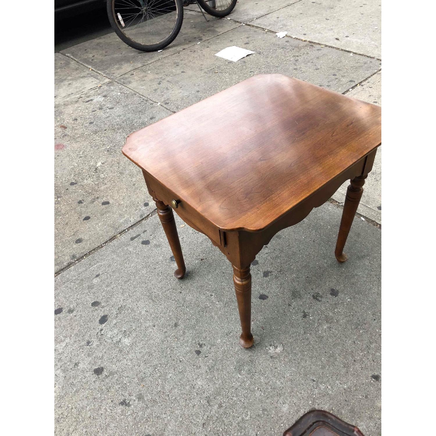 Vintage Hammary Furniture Maple End Table - image-13