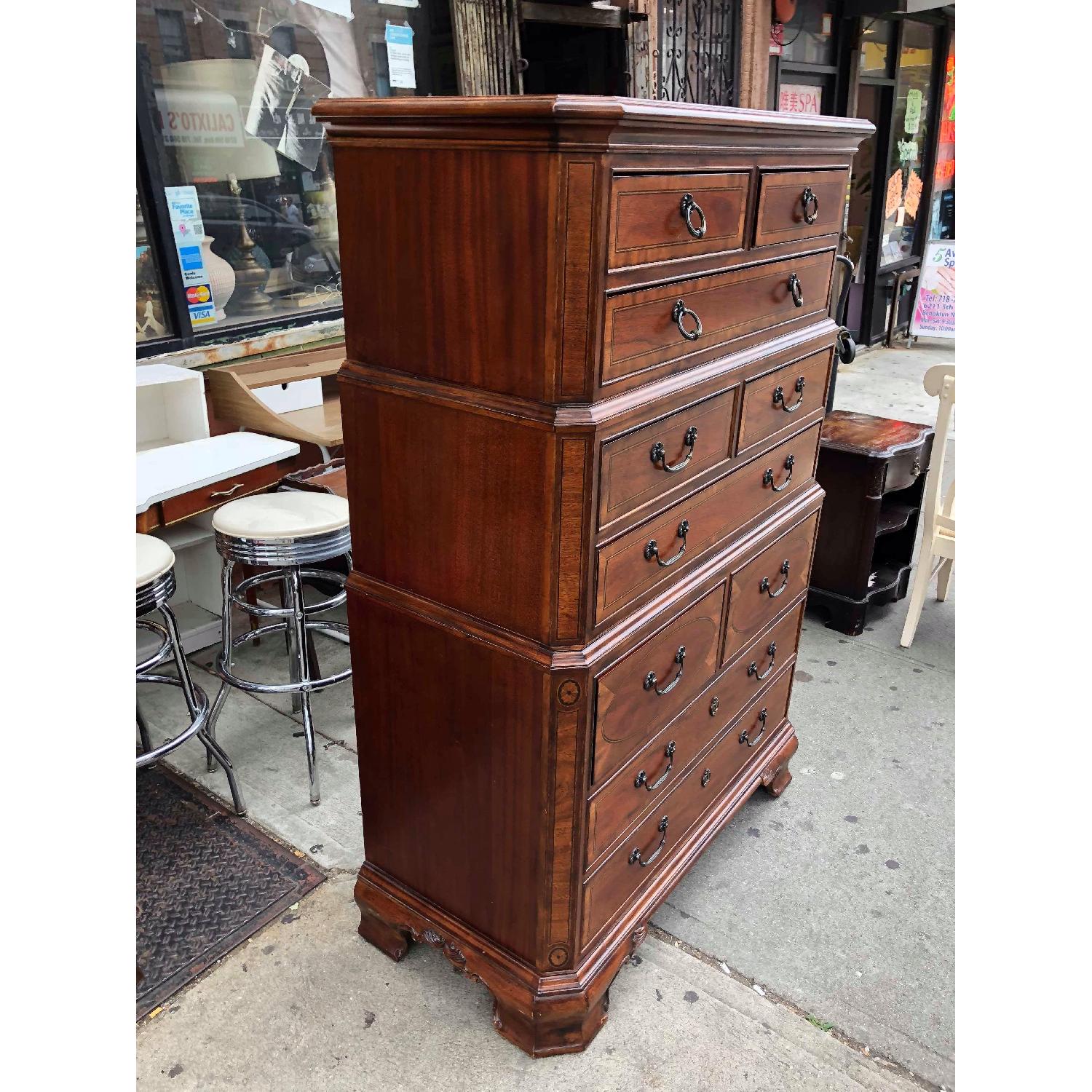 Outlook International 10 Cedar Drawers Inlaid Dresser - image-2