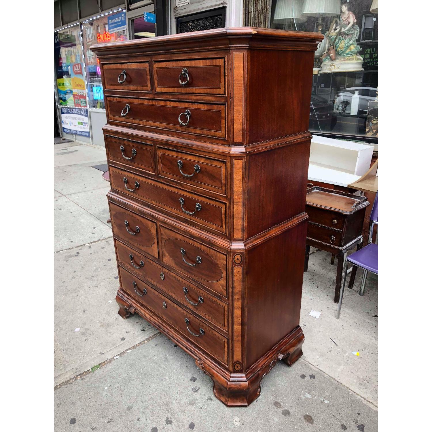 Outlook International 10 Cedar Drawers Inlaid Dresser - image-3