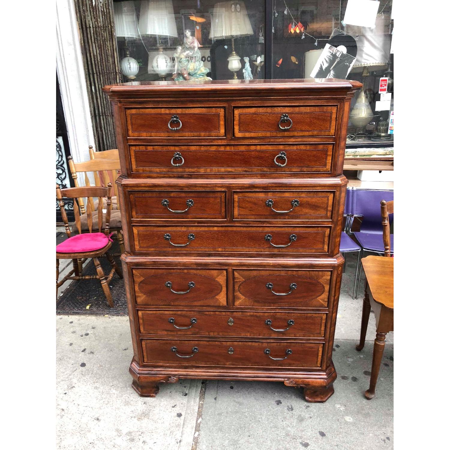 Outlook International 10 Cedar Drawers Inlaid Dresser - image-5