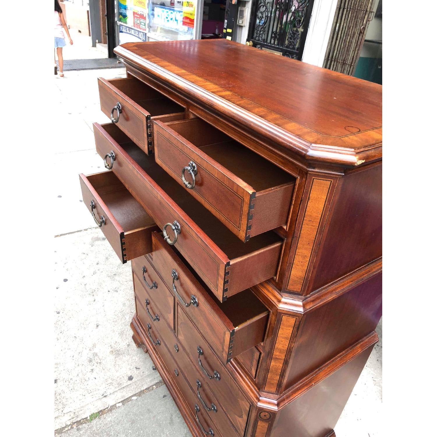 Outlook International 10 Cedar Drawers Inlaid Dresser - image-15