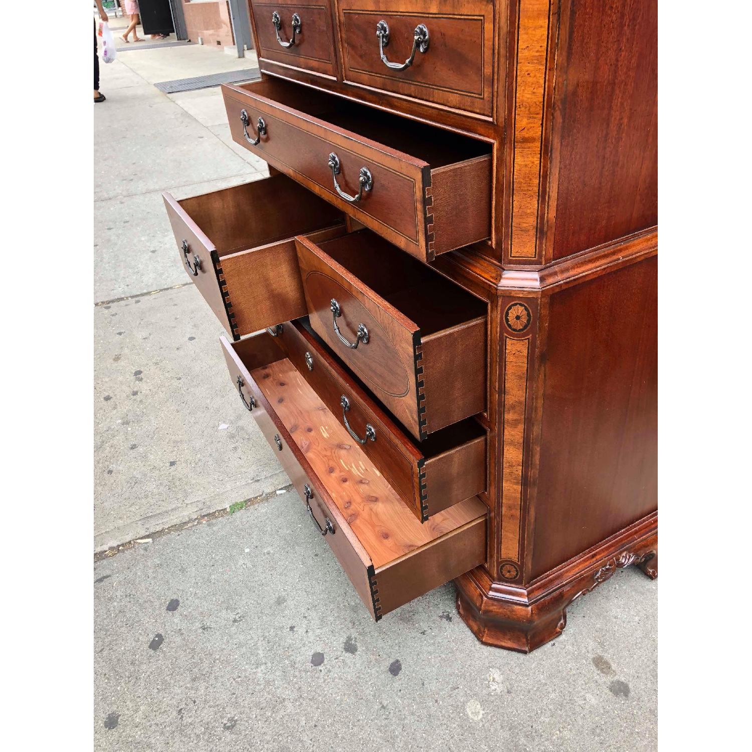 Outlook International 10 Cedar Drawers Inlaid Dresser - image-17