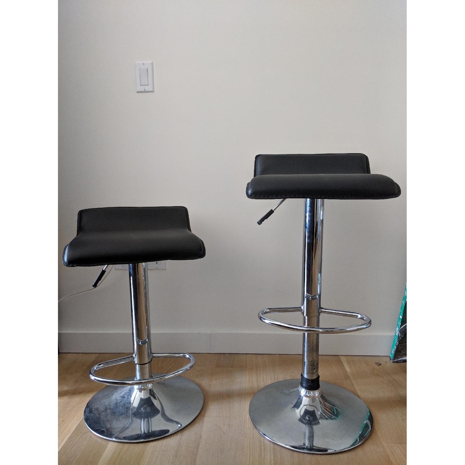 Ikea Faux Leather Bar Stools AptDeco