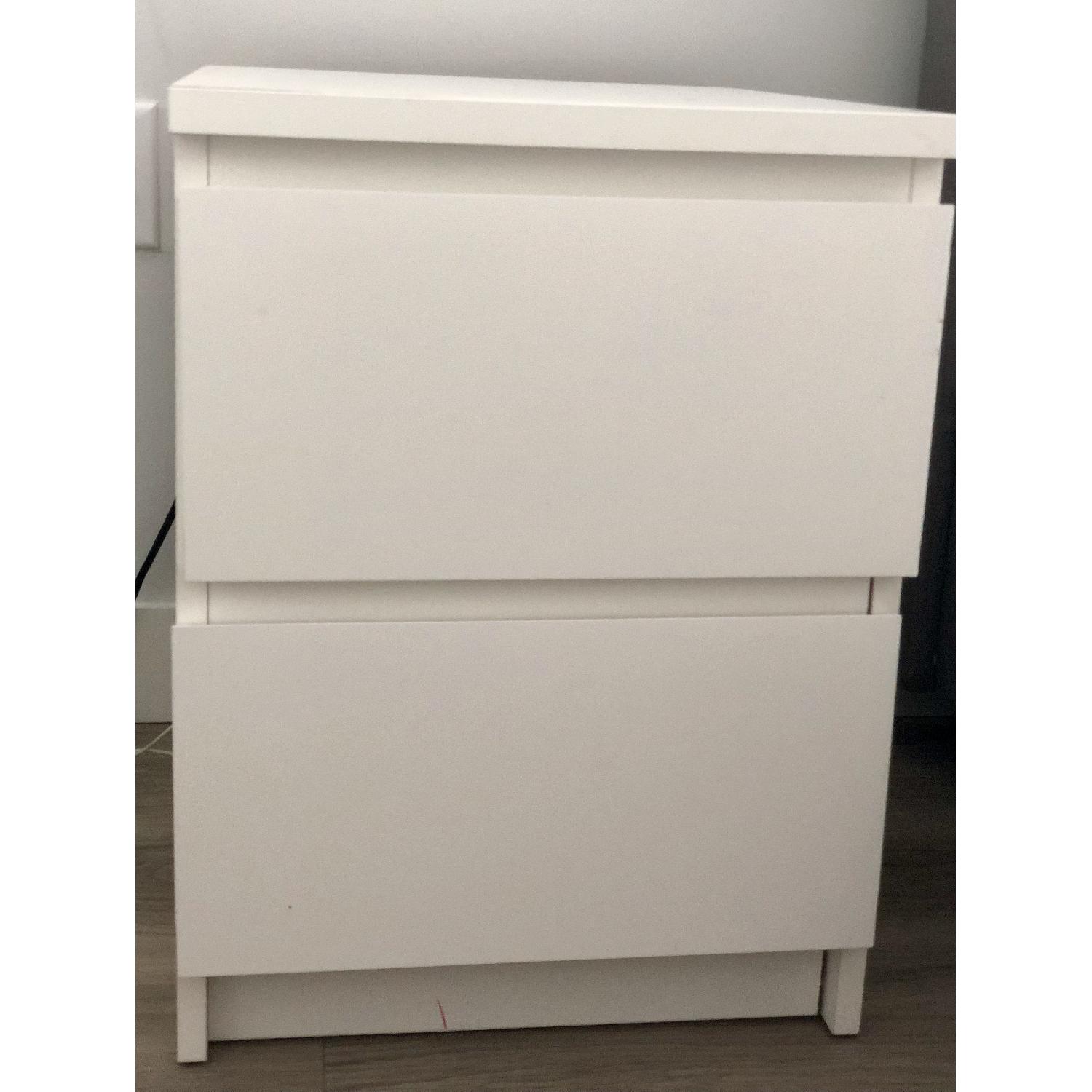 Ikea Malm 2 Drawer Nightstand - image-1