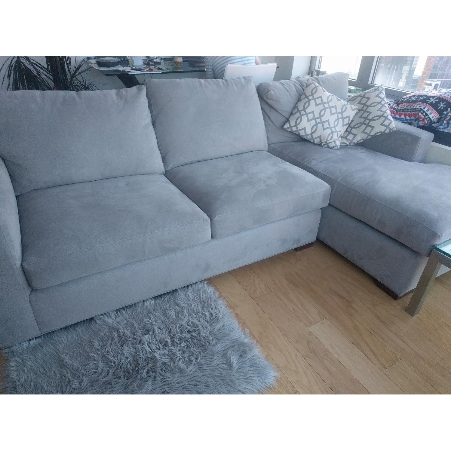 Crate & Barrel Axis II 2-Piece Queen Sleeper Sectional Sofa - image-2