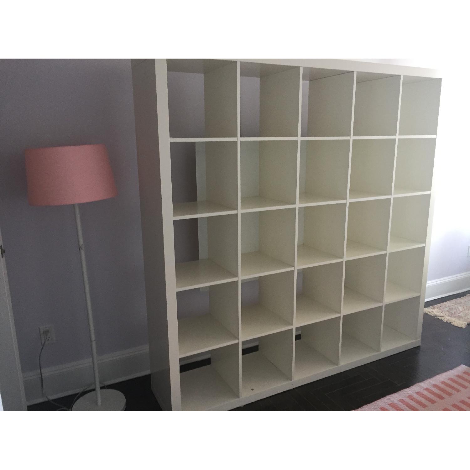Ikea Kallax White Shelving Unit AptDeco