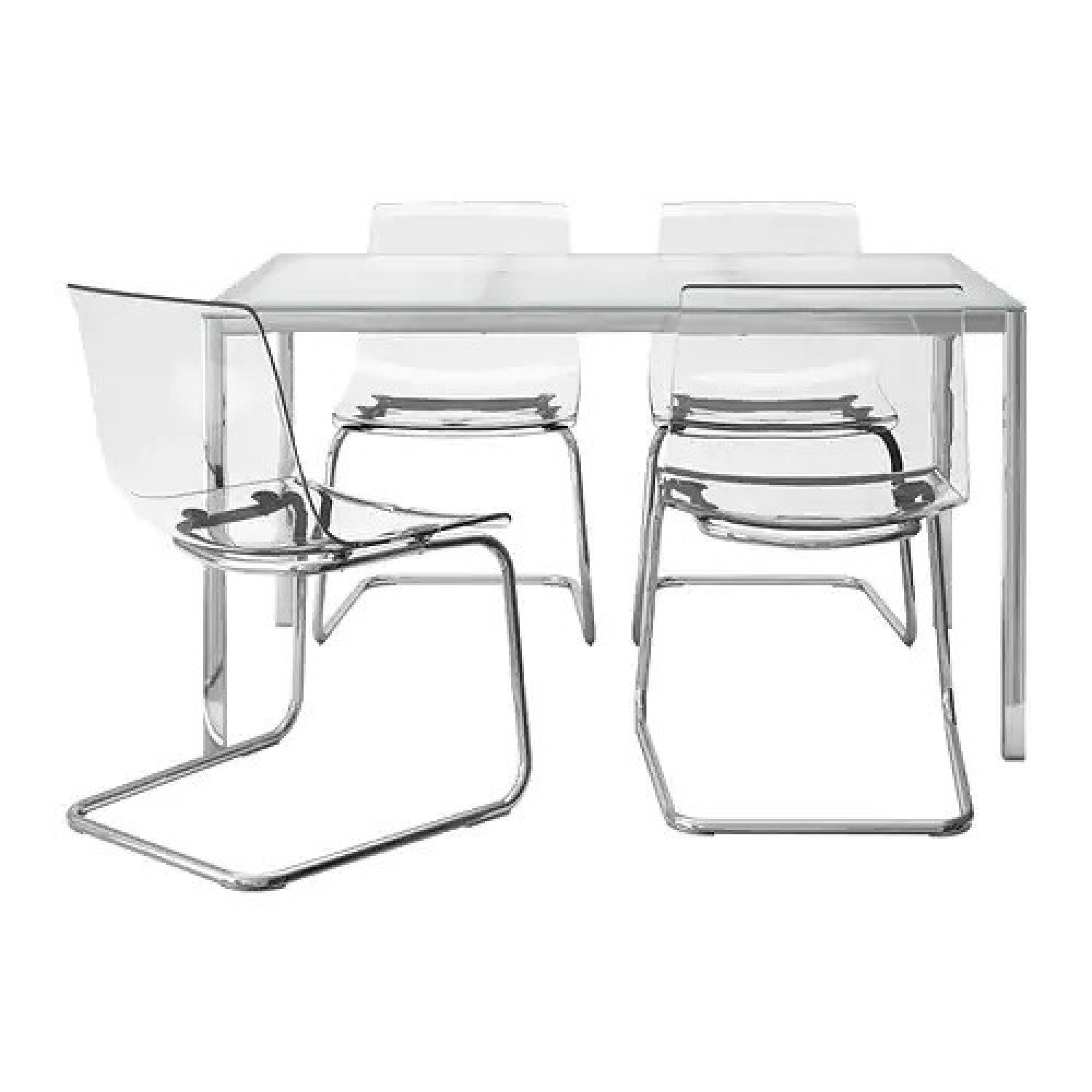 Ikea Dining Table w/ 4 Chairs - image-0