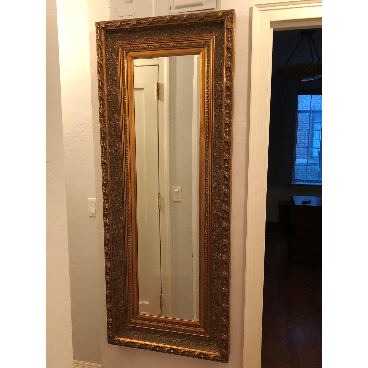 Tall GoldFramed Wall Mirror AptDeco