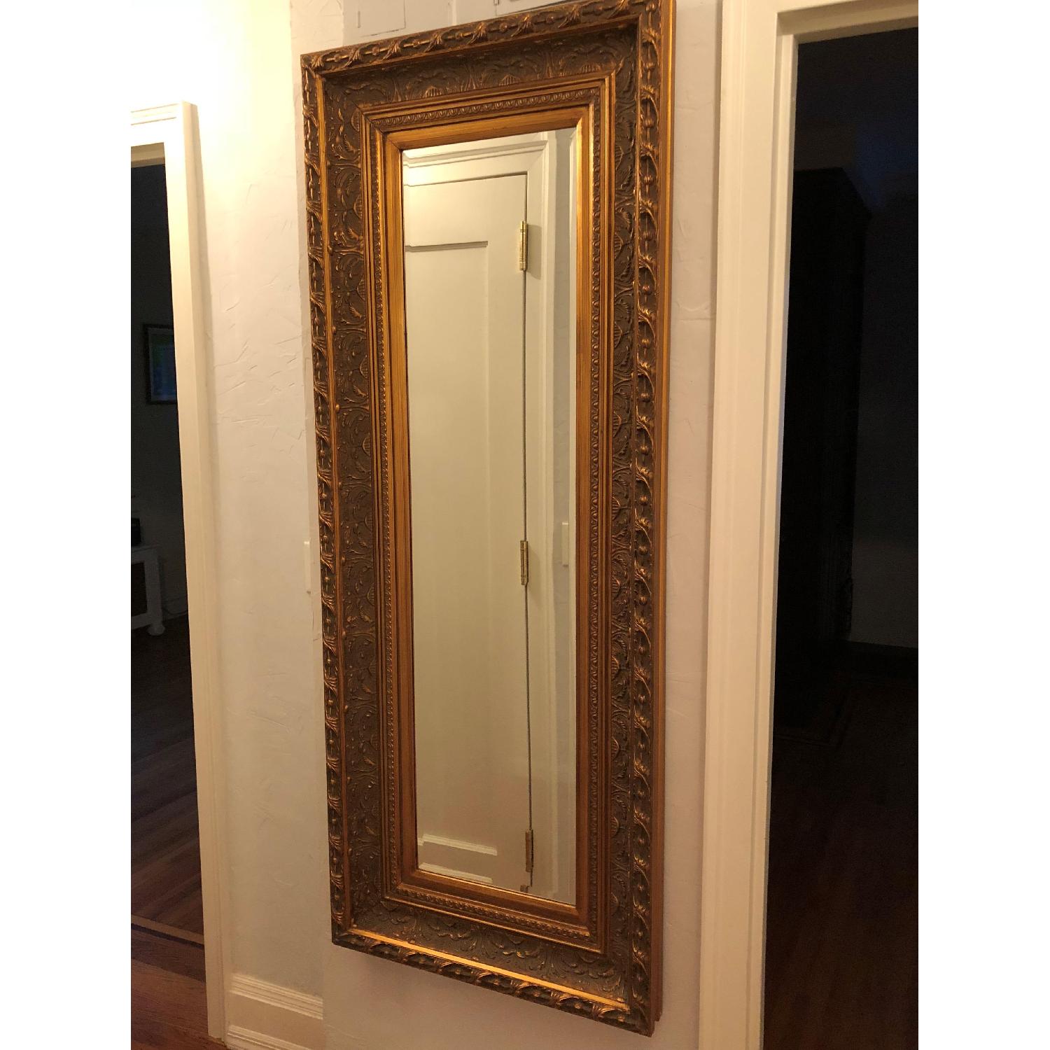 Tall GoldFramed Wall Mirror AptDeco
