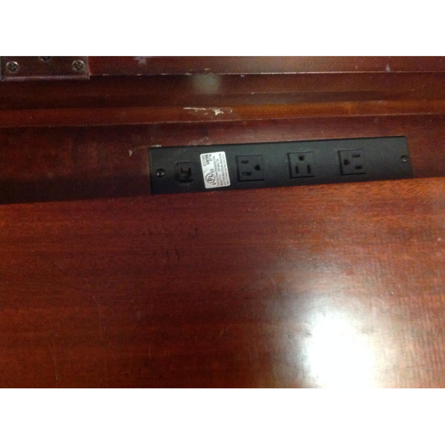 Outlook International Inlaid Nightstand w/ Electrical Outlet - image-12