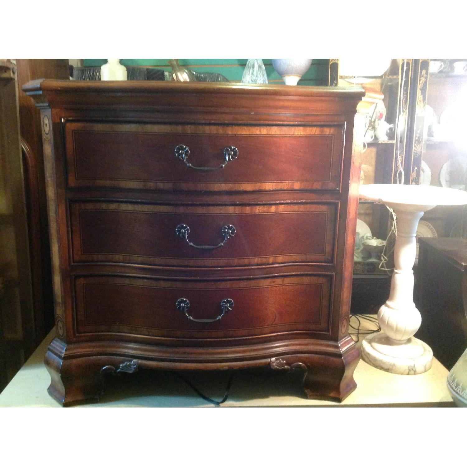 Outlook International Inlaid Nightstand w/ Electrical Outlet - image-27