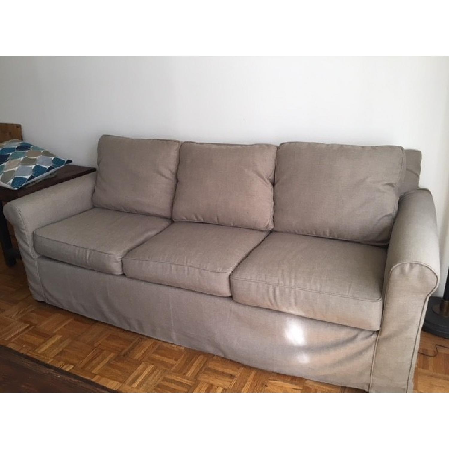 Pottery Barn Cameron Roll Arm Upholstered Sofa - image-1