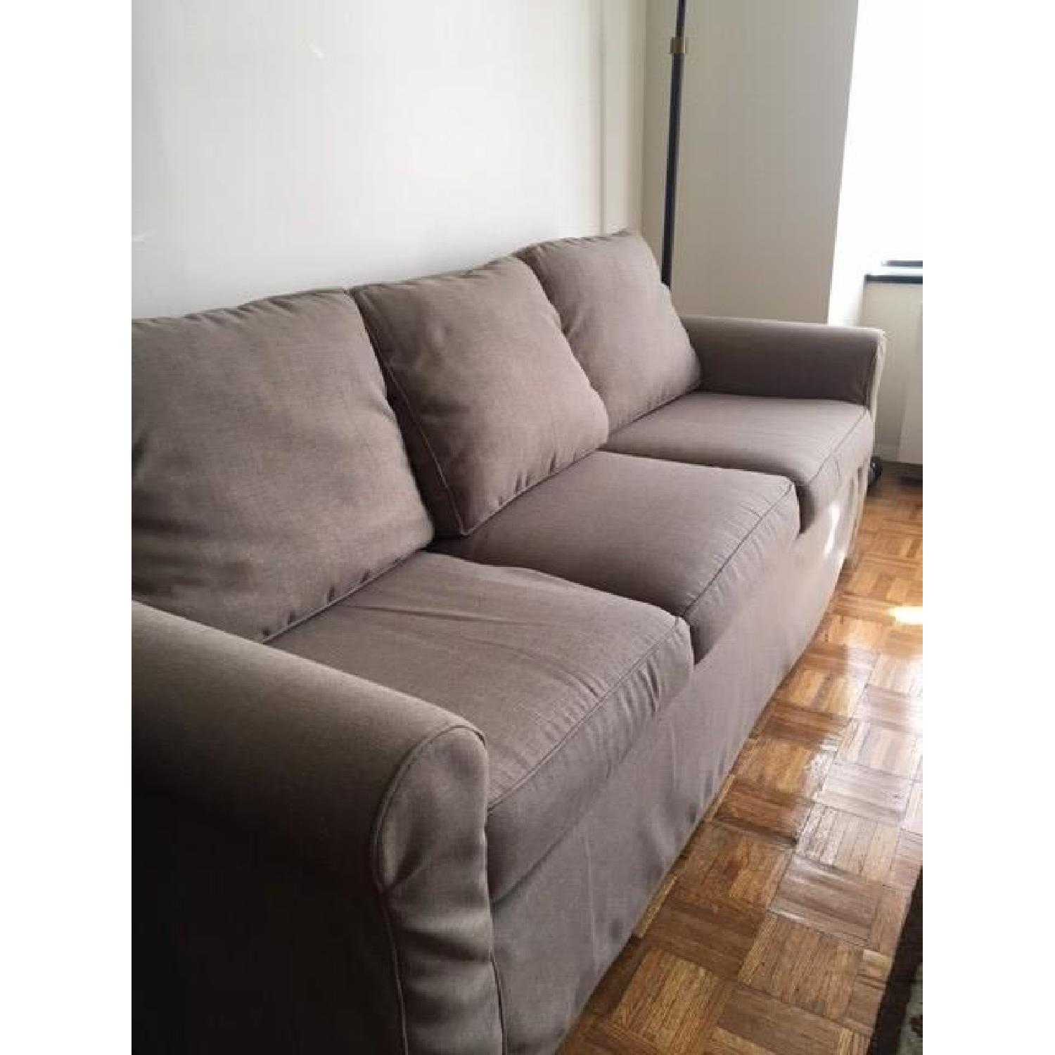 Pottery Barn Cameron Roll Arm Upholstered Sofa - image-2