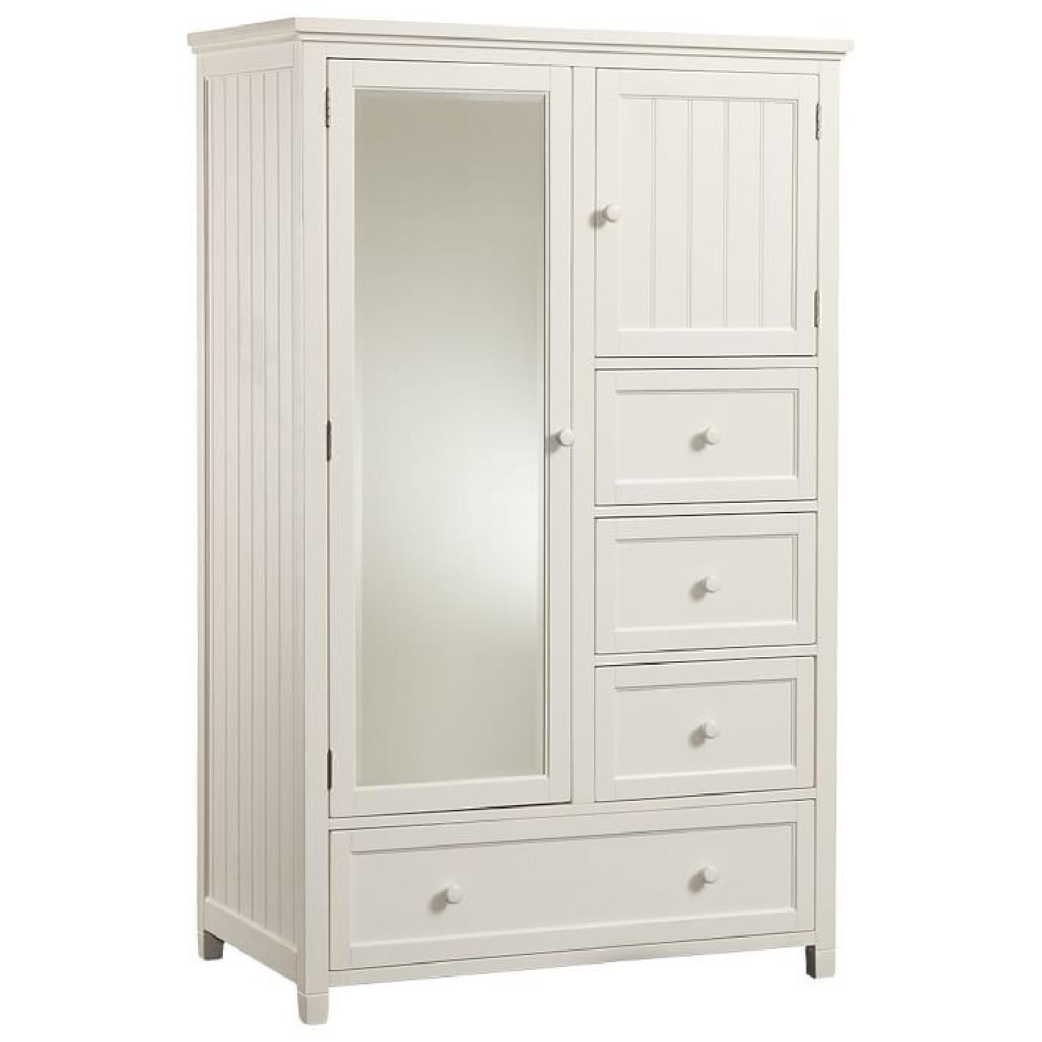 Pottery Barn Teen Beadboard Chiffonier/Armoire - AptDeco