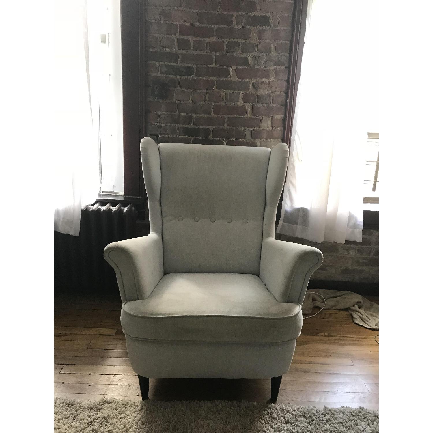 Ikea Strandmon Wingback Accent Chair - image-1
