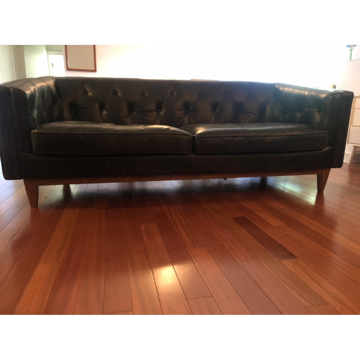 Article Alcott Black Leather Sofa - image-2
