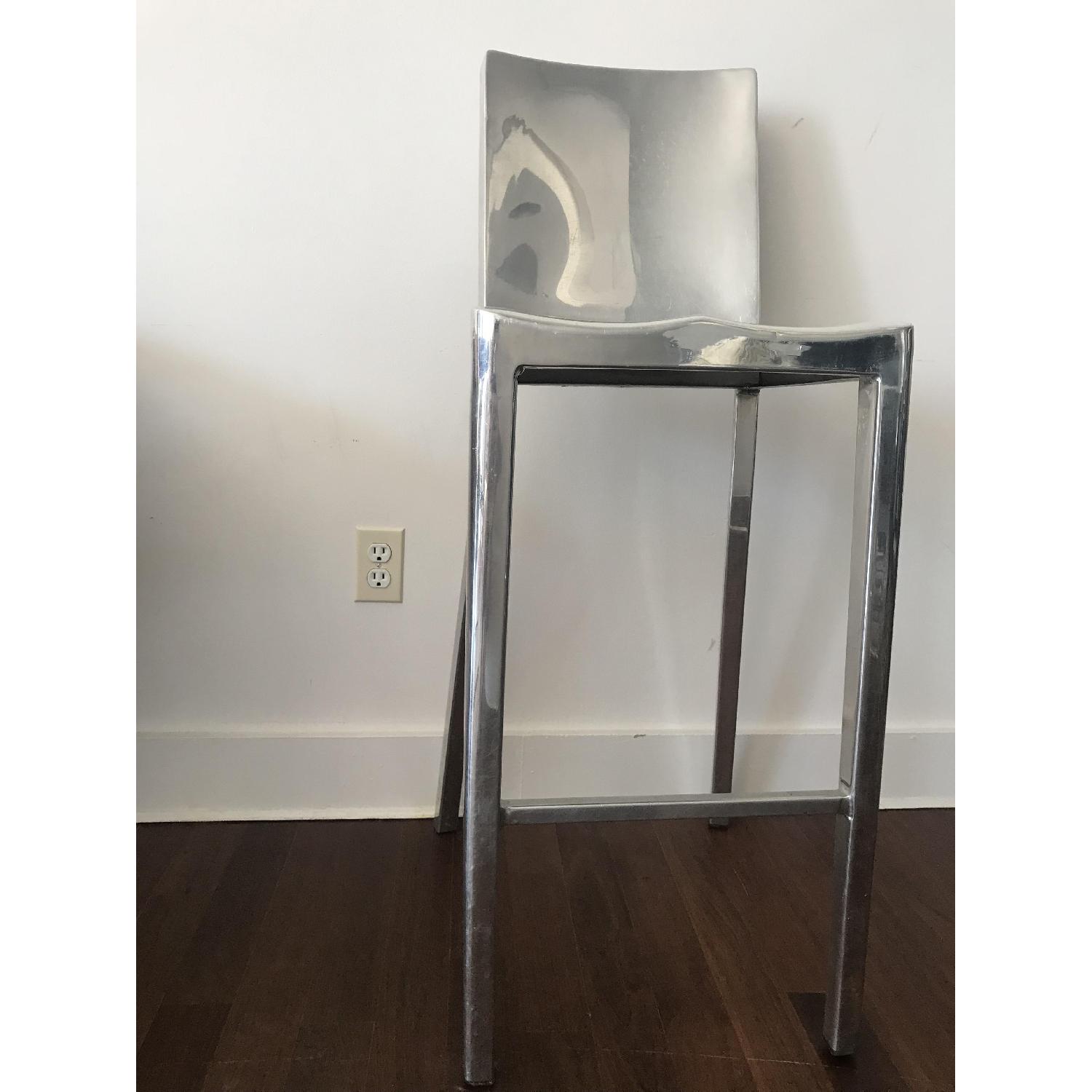 Philippe Starck Silver Barstools - image-1