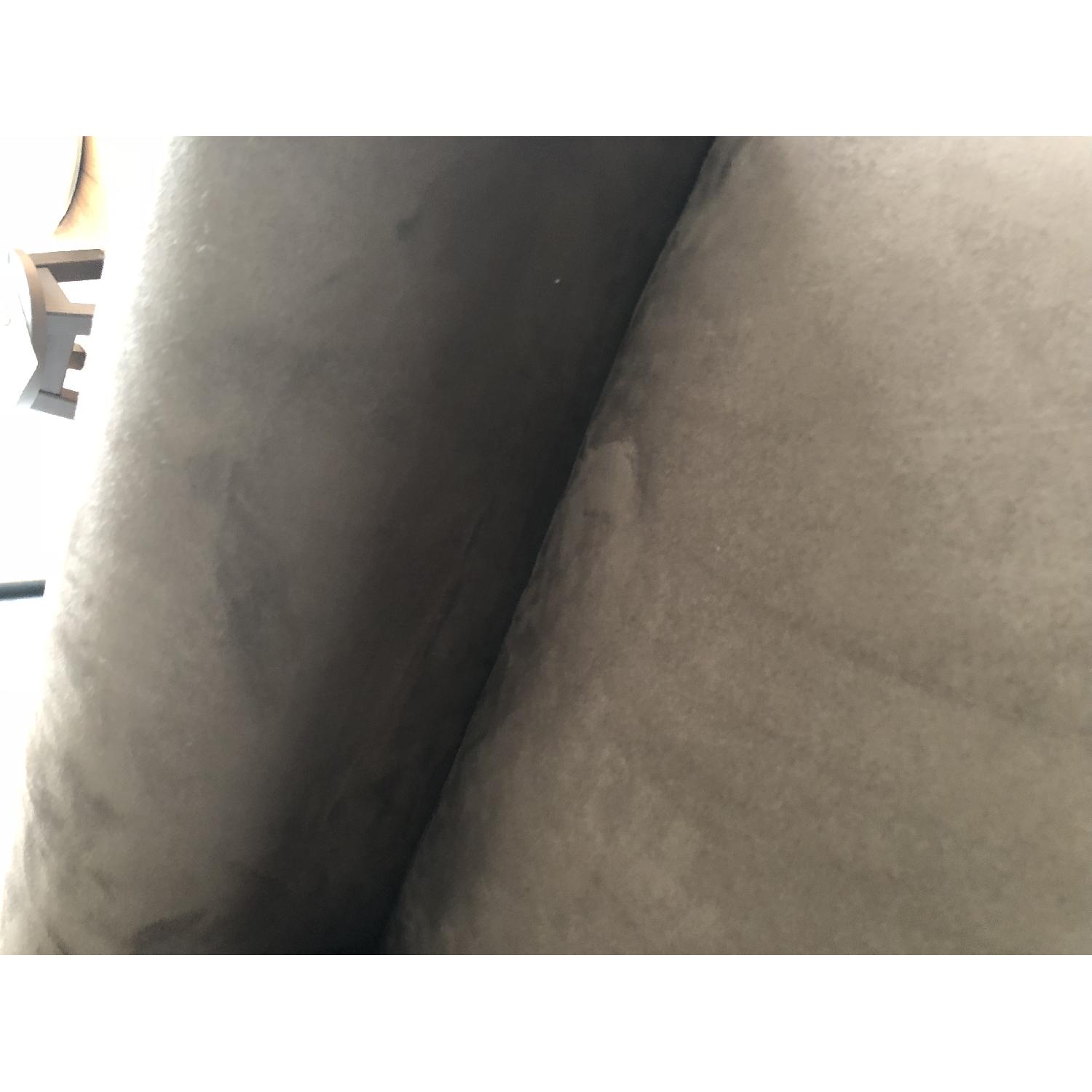 American Leather Gaines Brown Microfiber Sleeper Sofa - image-1