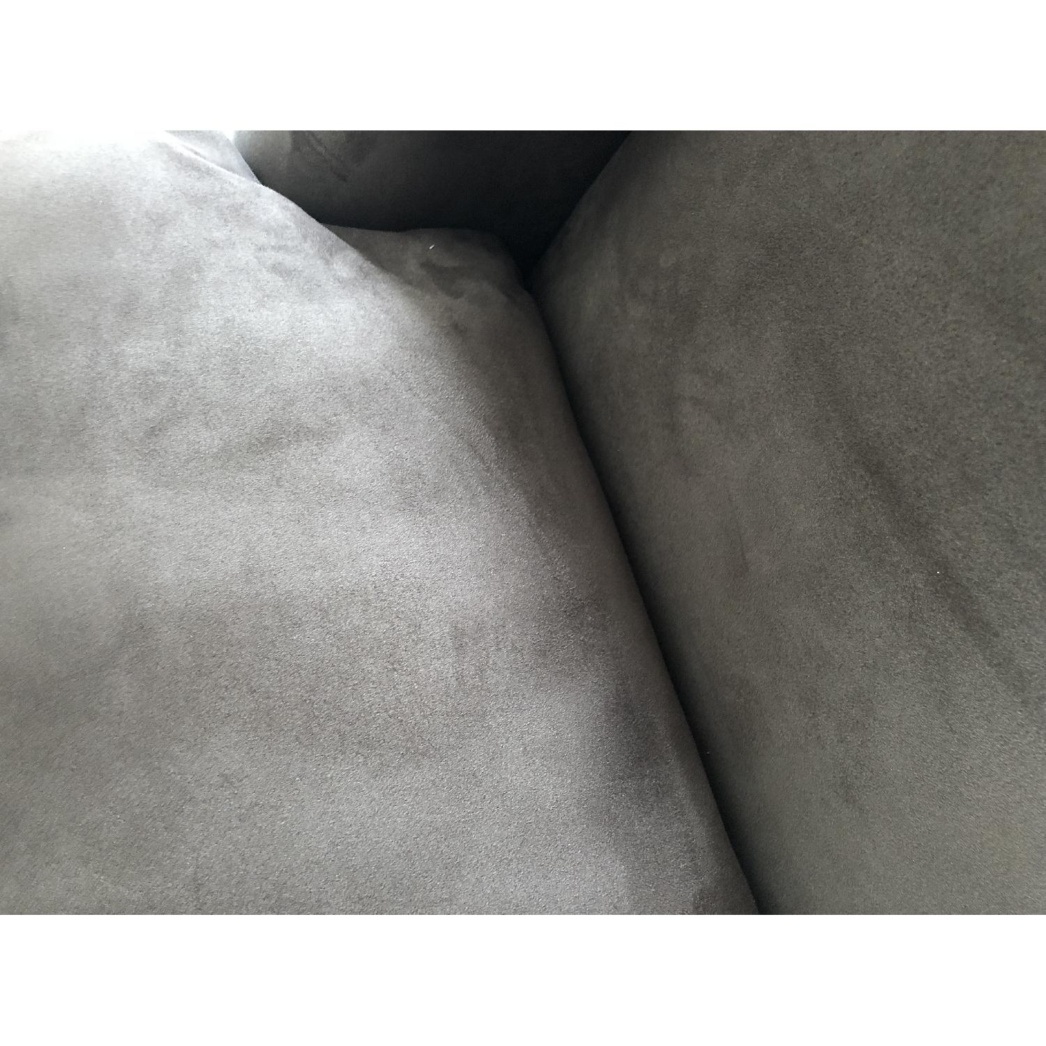 American Leather Gaines Brown Microfiber Sleeper Sofa - image-4