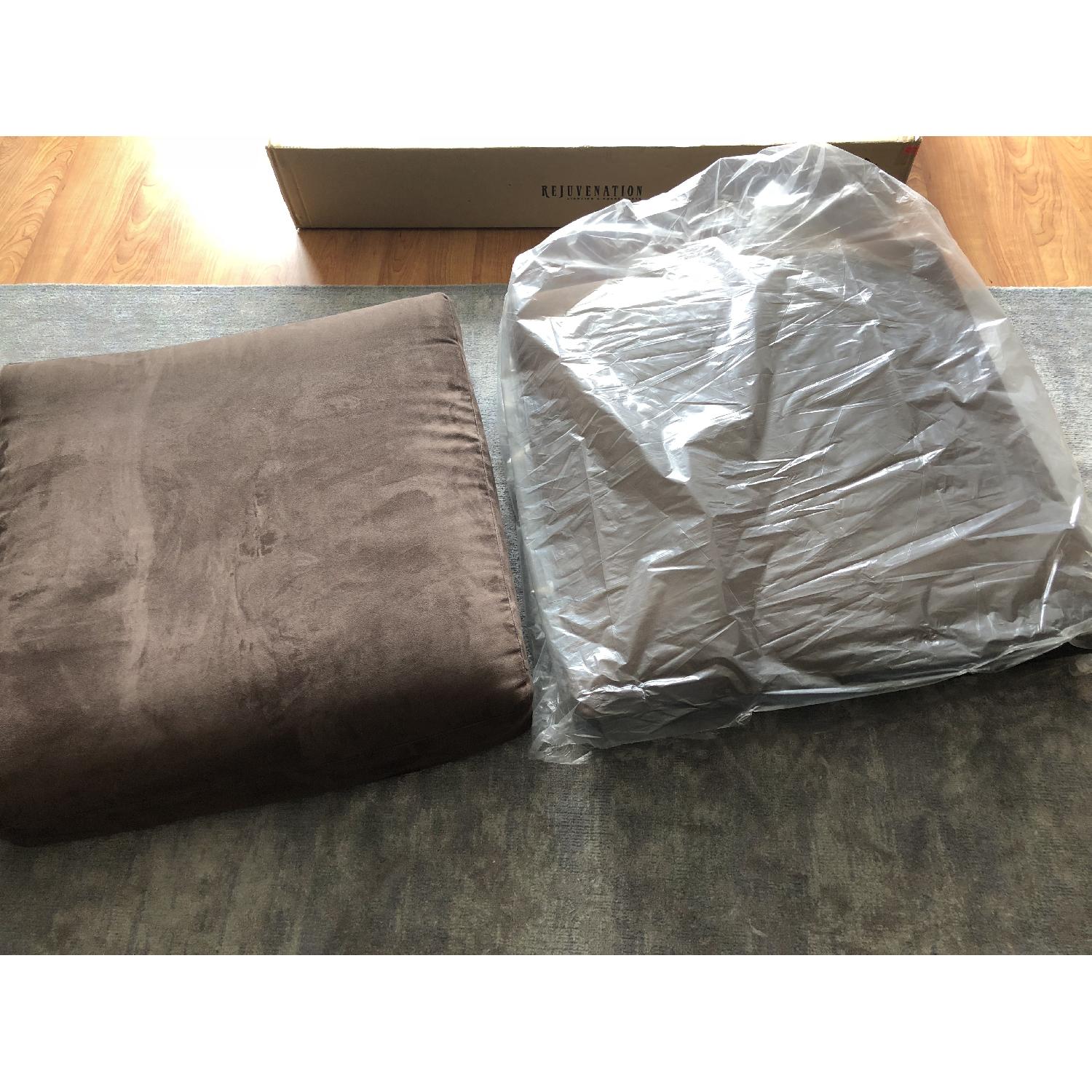 American Leather Gaines Brown Microfiber Sleeper Sofa - image-7