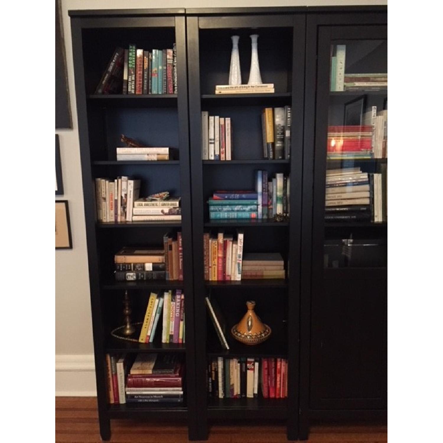 Ikea Hemnes Narrow Bookcase in Black/Brown - image-3